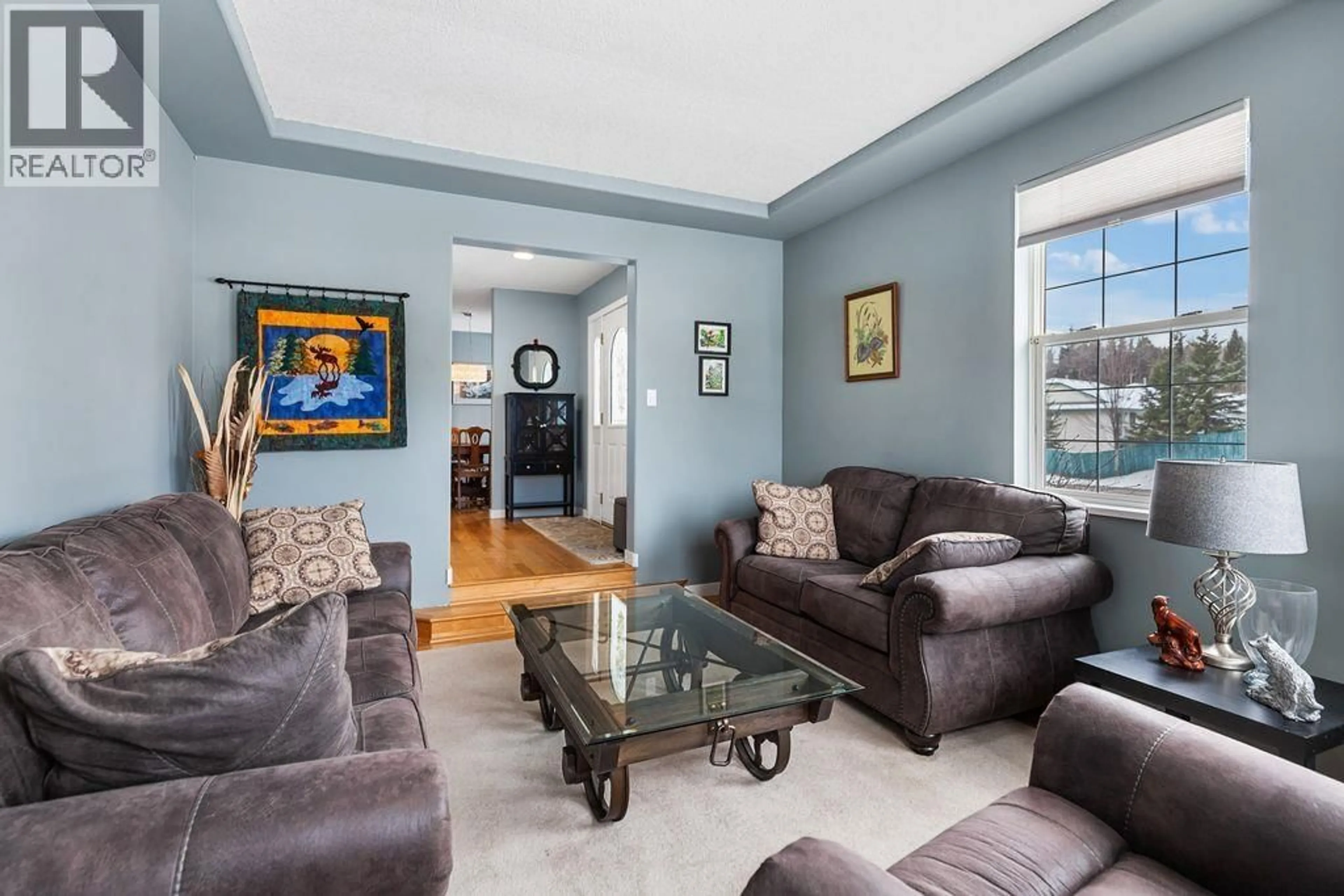 Living room with furniture, unknown for 6907 ST ANTHONY CRESCENT, Prince George British Columbia V2N5A2