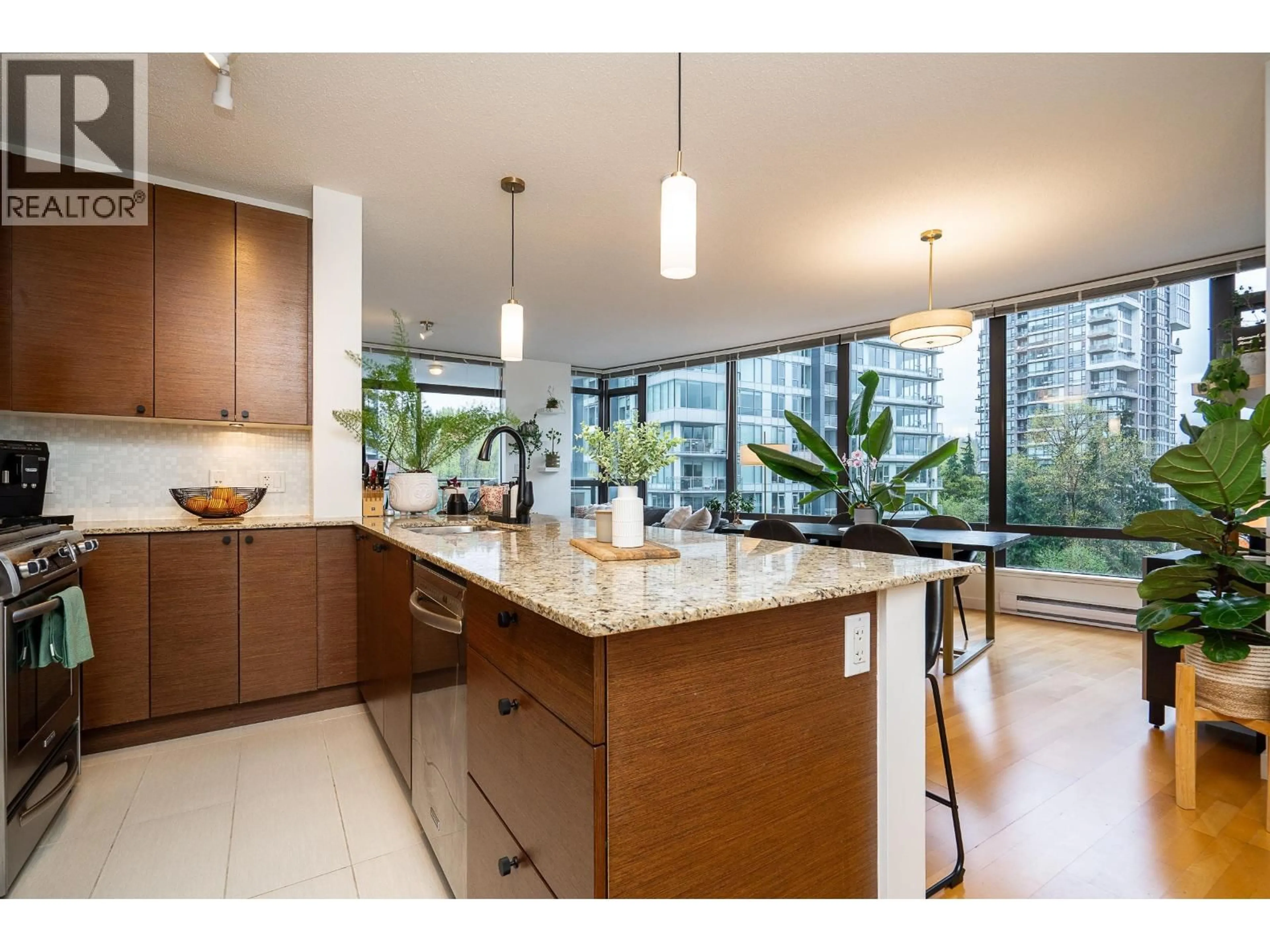Contemporary kitchen, unknown for 504 - 400 CAPILANO ROAD, Port Moody British Columbia V3H0E1