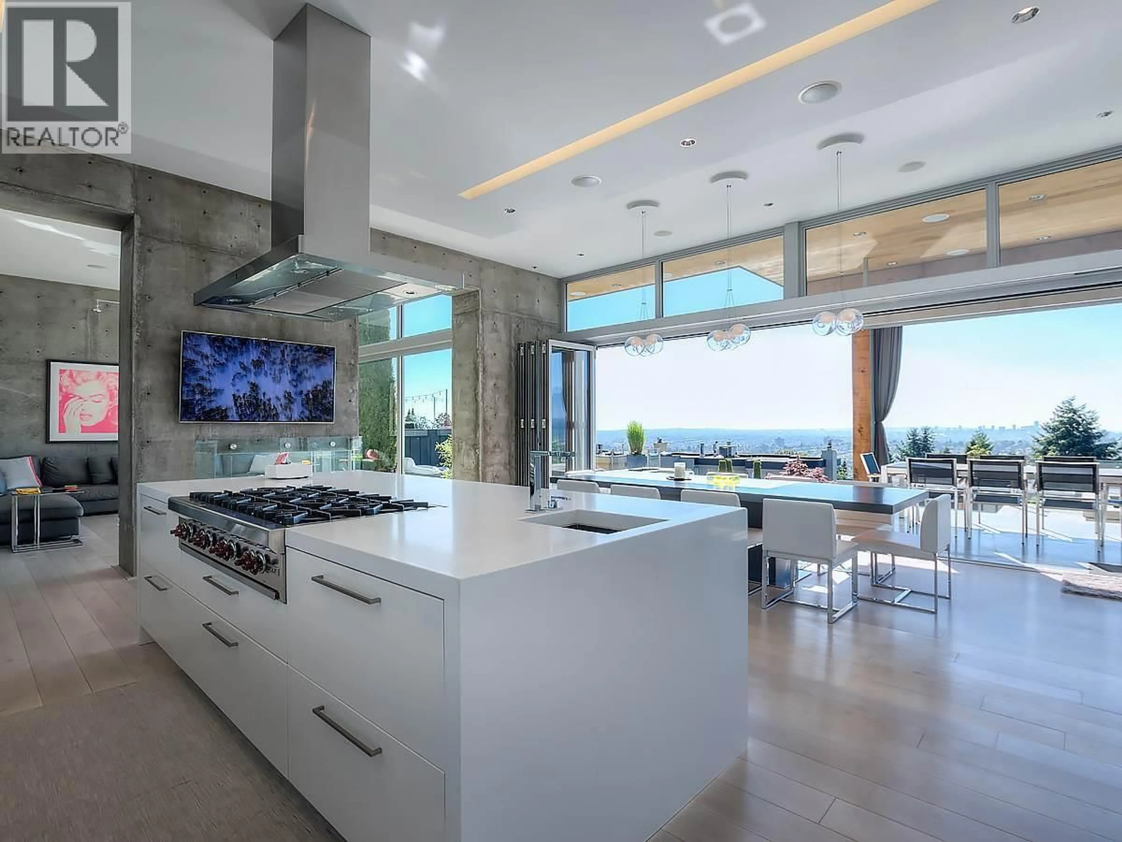 Contemporary kitchen, ceramic/tile floor for 389 GLYNDE AVENUE, Burnaby British Columbia V5B1H1