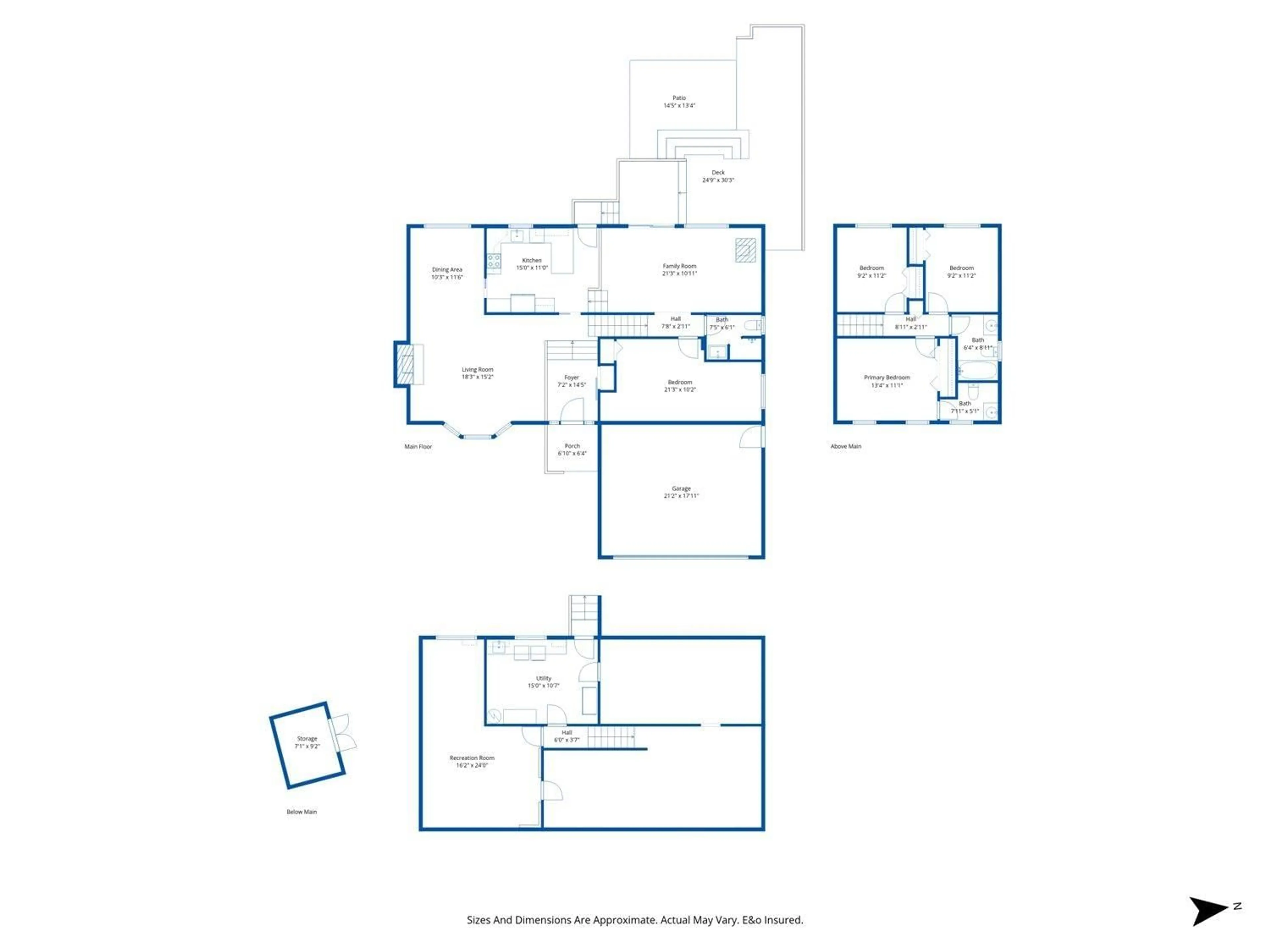 Floor plan for 2239 CARLETON PLACE, Abbotsford British Columbia V2S5R1