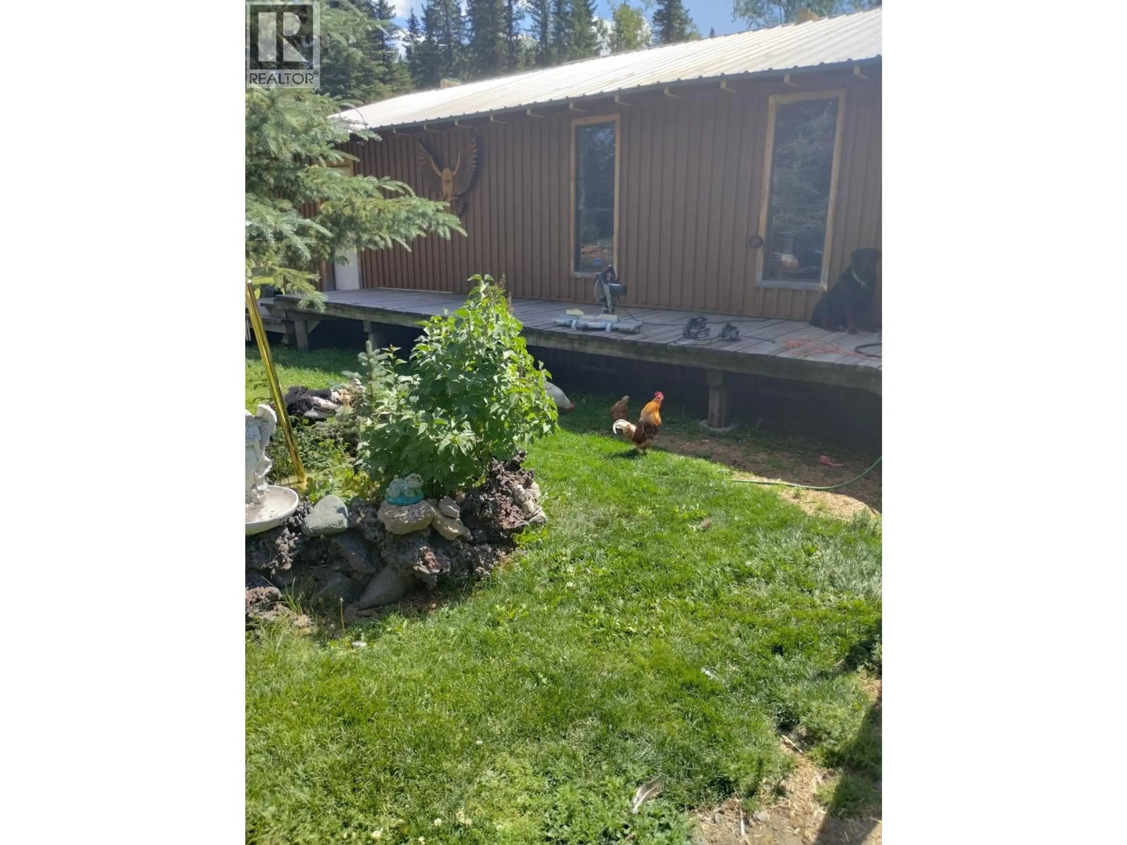 A pic from outside/outdoor area/front of a property/back of a property/a pic from drone, water/lake/river/ocean view for 6534 HORSE LAKE FOREST SERVICE ROAD, 100 Mile House British Columbia V0K2E3