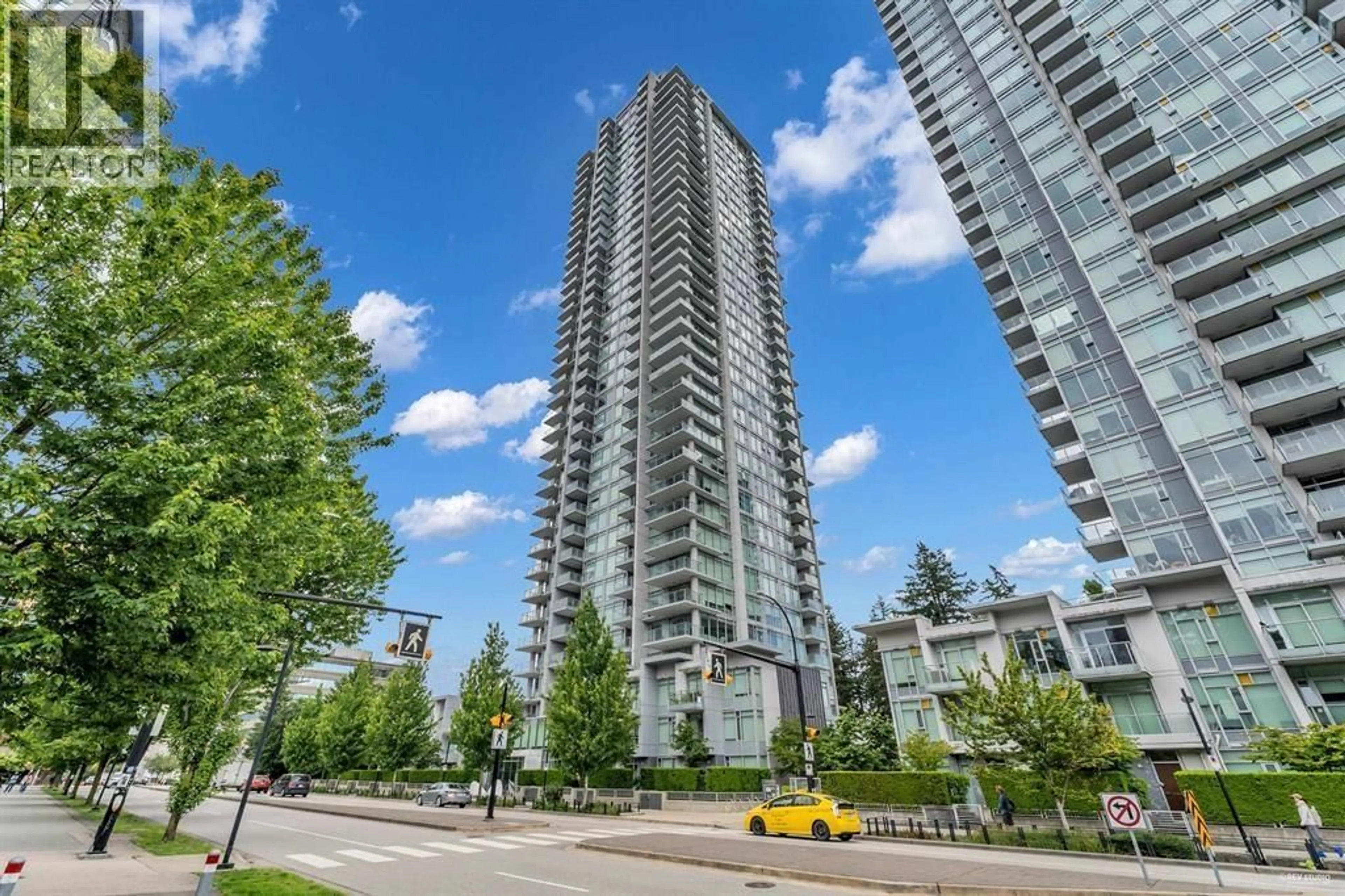 Patio, city buildings view from balcony for 1207 - 6538 NELSON AVENUE, Burnaby British Columbia V5H0G5