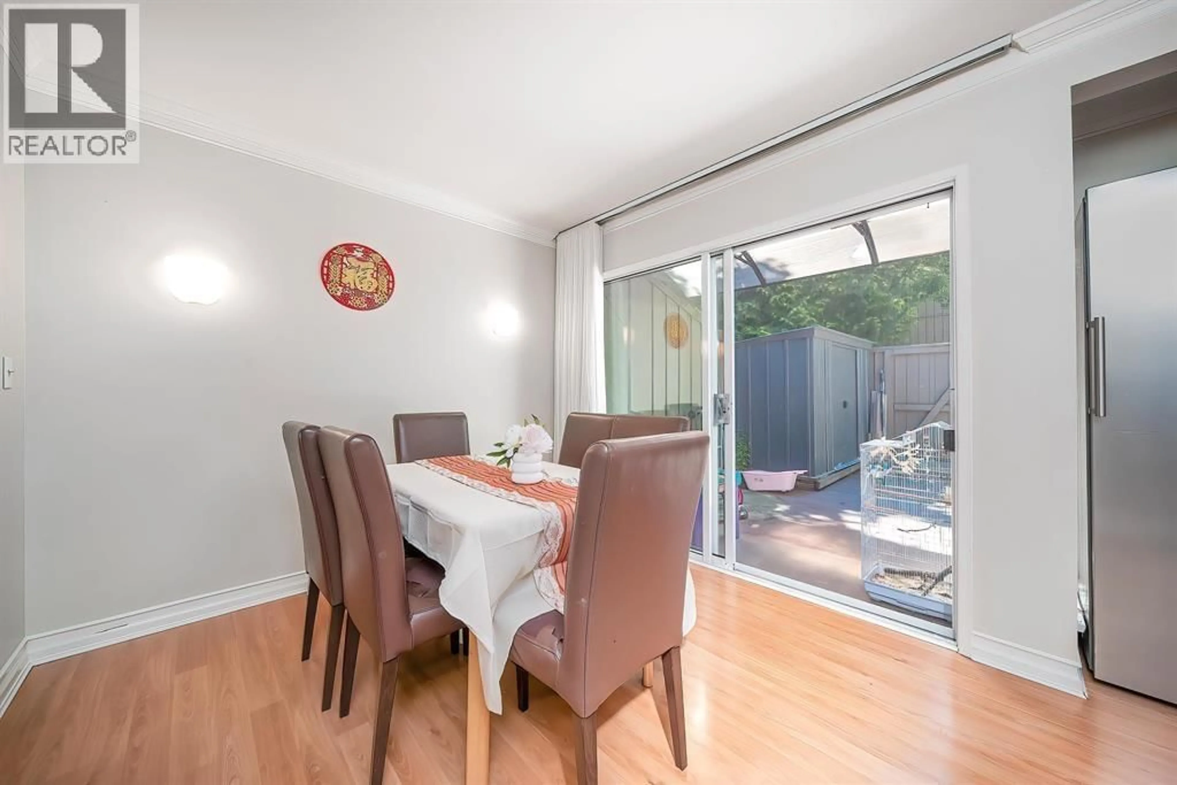 Dining room, wood/laminate floor for 63 - 9240 GLENACRES DRIVE, Richmond British Columbia V7A1Y7