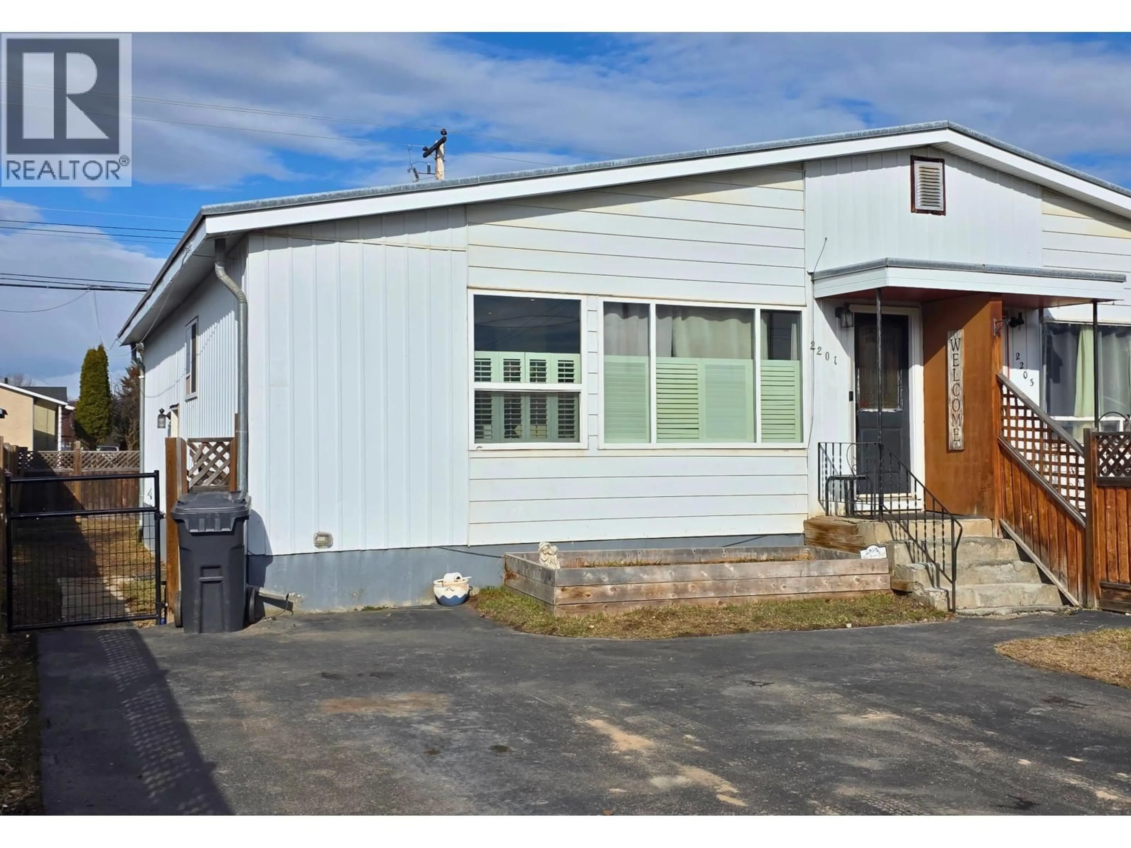 Home with vinyl exterior material, street for 2201 CATALINE COURT, Houston British Columbia V0J1Z0