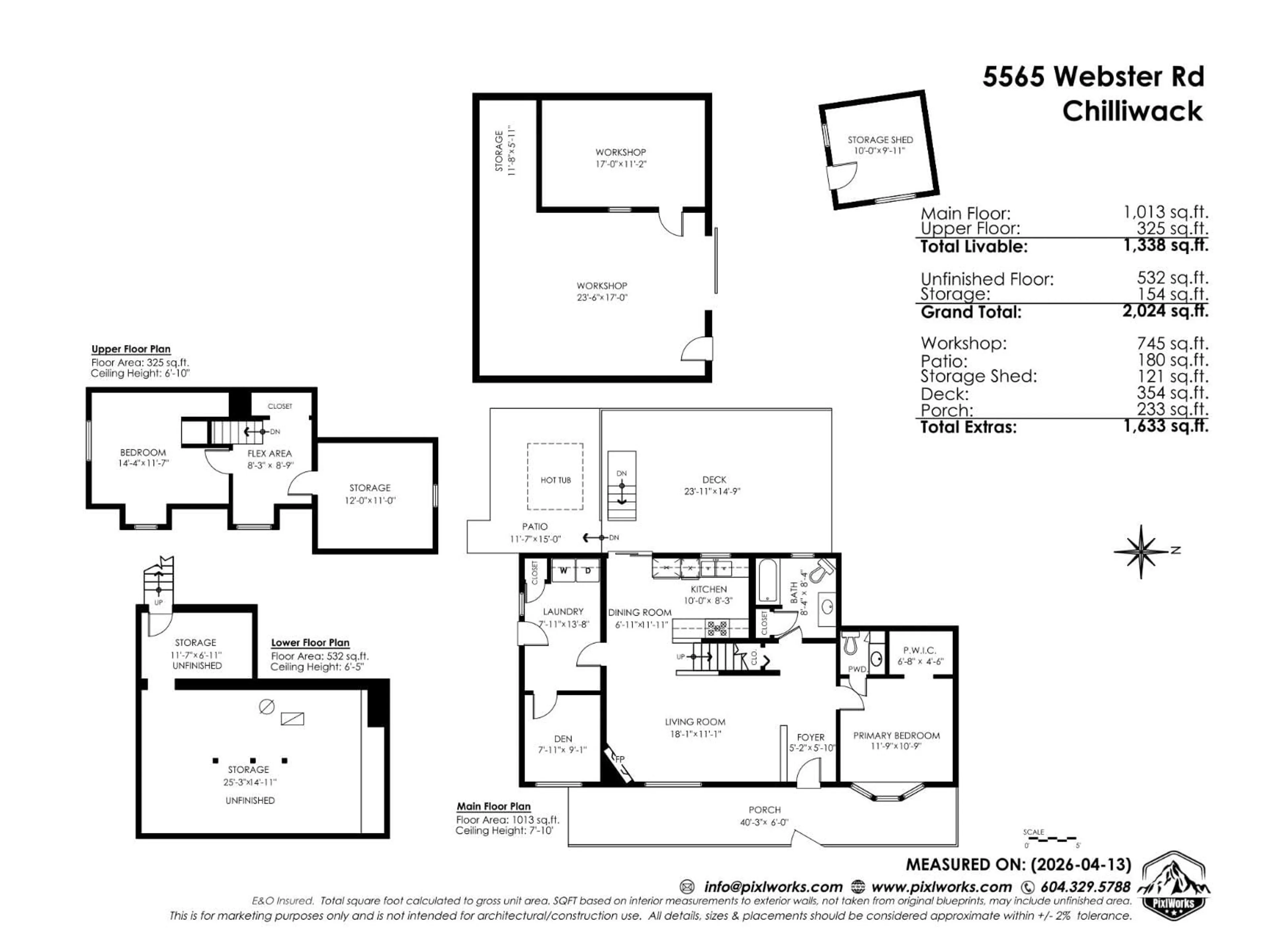 Floor plan for 5565 WEBSTER ROAD, Chilliwack British Columbia V2R4P6