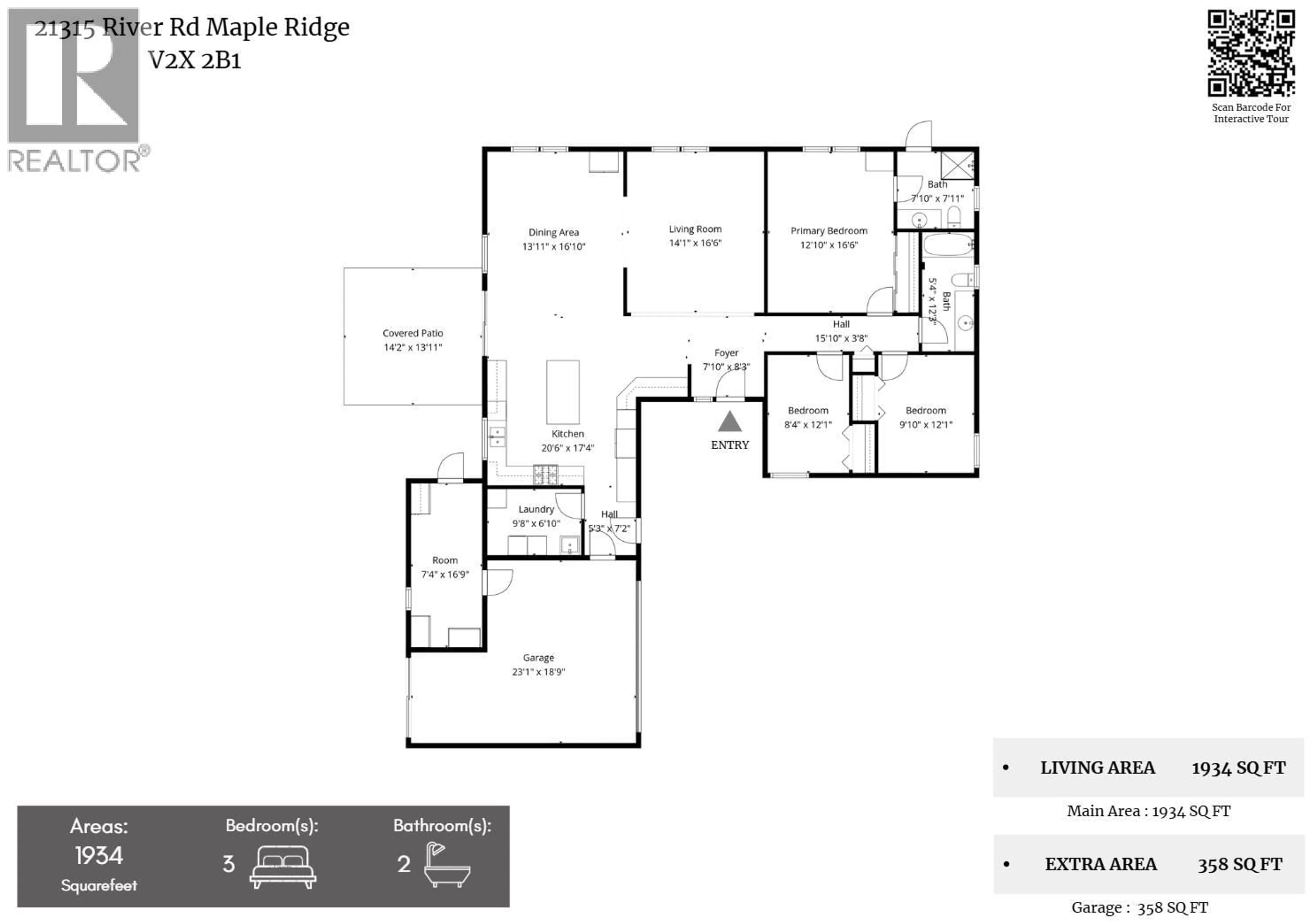 Floor plan for 21315 RIVER ROAD, Maple Ridge British Columbia V2X2B1