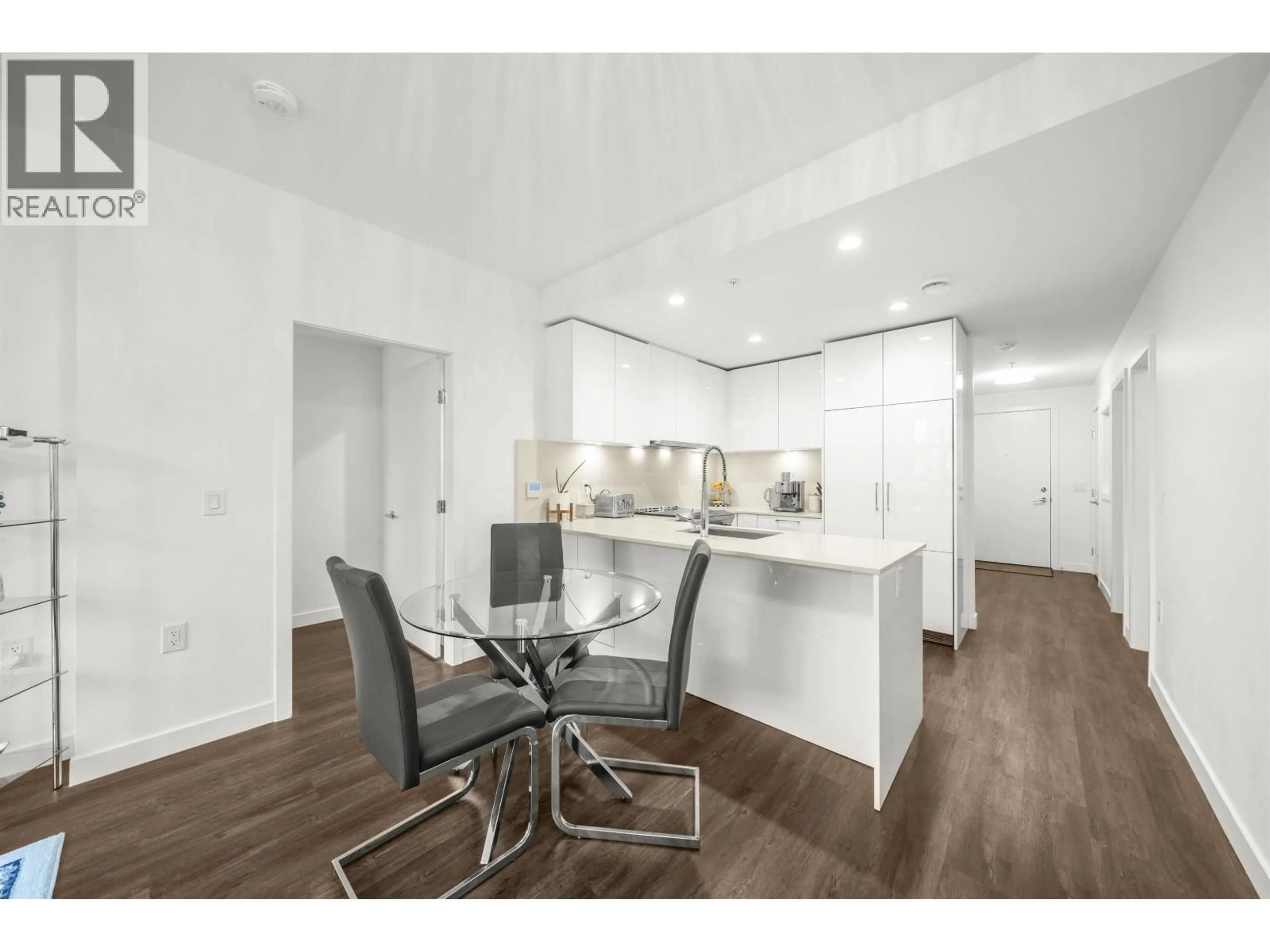 Open concept kitchen, wood/laminate floor for 201 - 2446 SHAUGHNESSY STREET, Port Coquitlam British Columbia V3C3E5