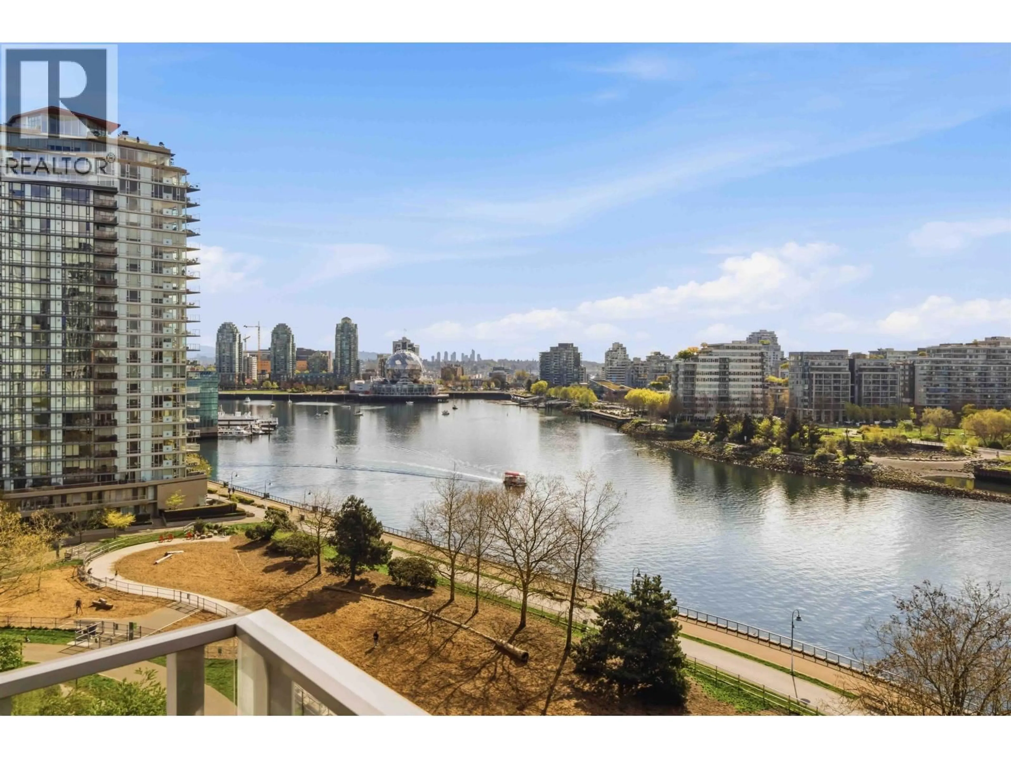 Patio, water/lake/river/ocean view for 1101 - 980 COOPERAGE WAY, Vancouver British Columbia V6B0C3