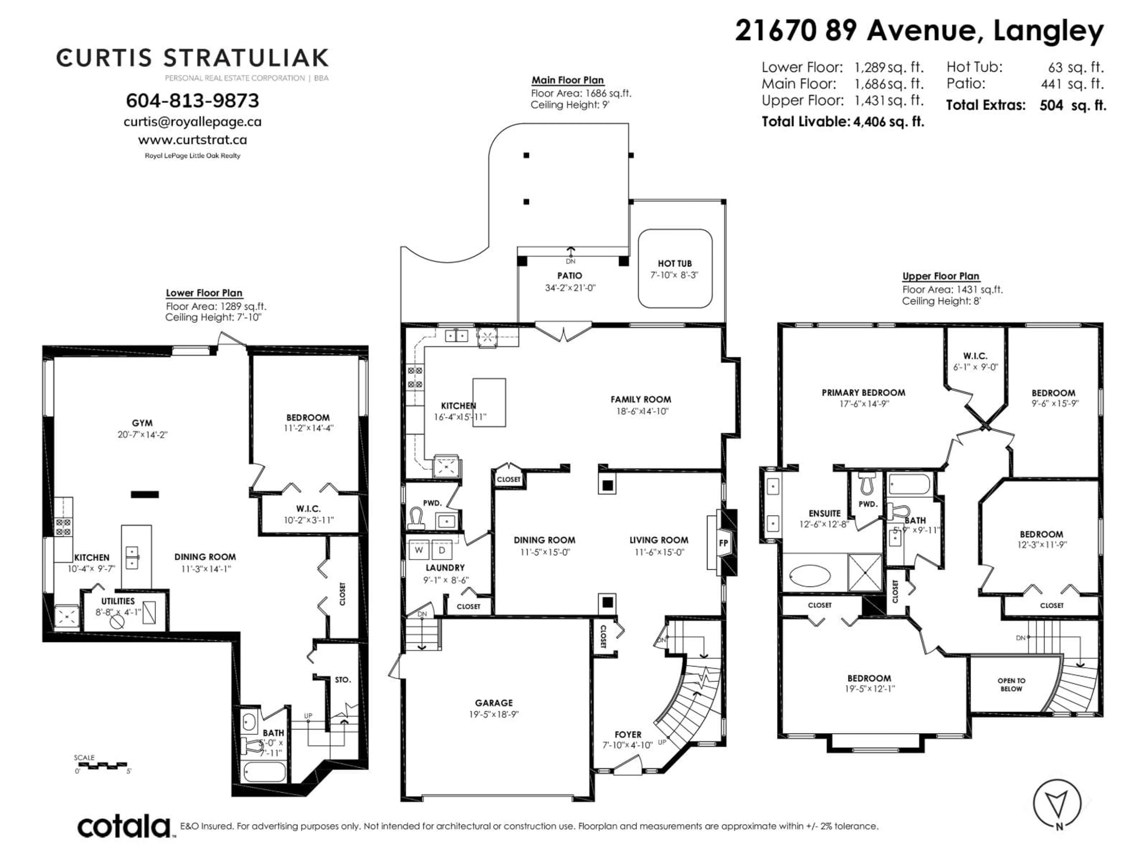 Floor plan for 21670 89 AVENUE, Langley British Columbia V1M4C6