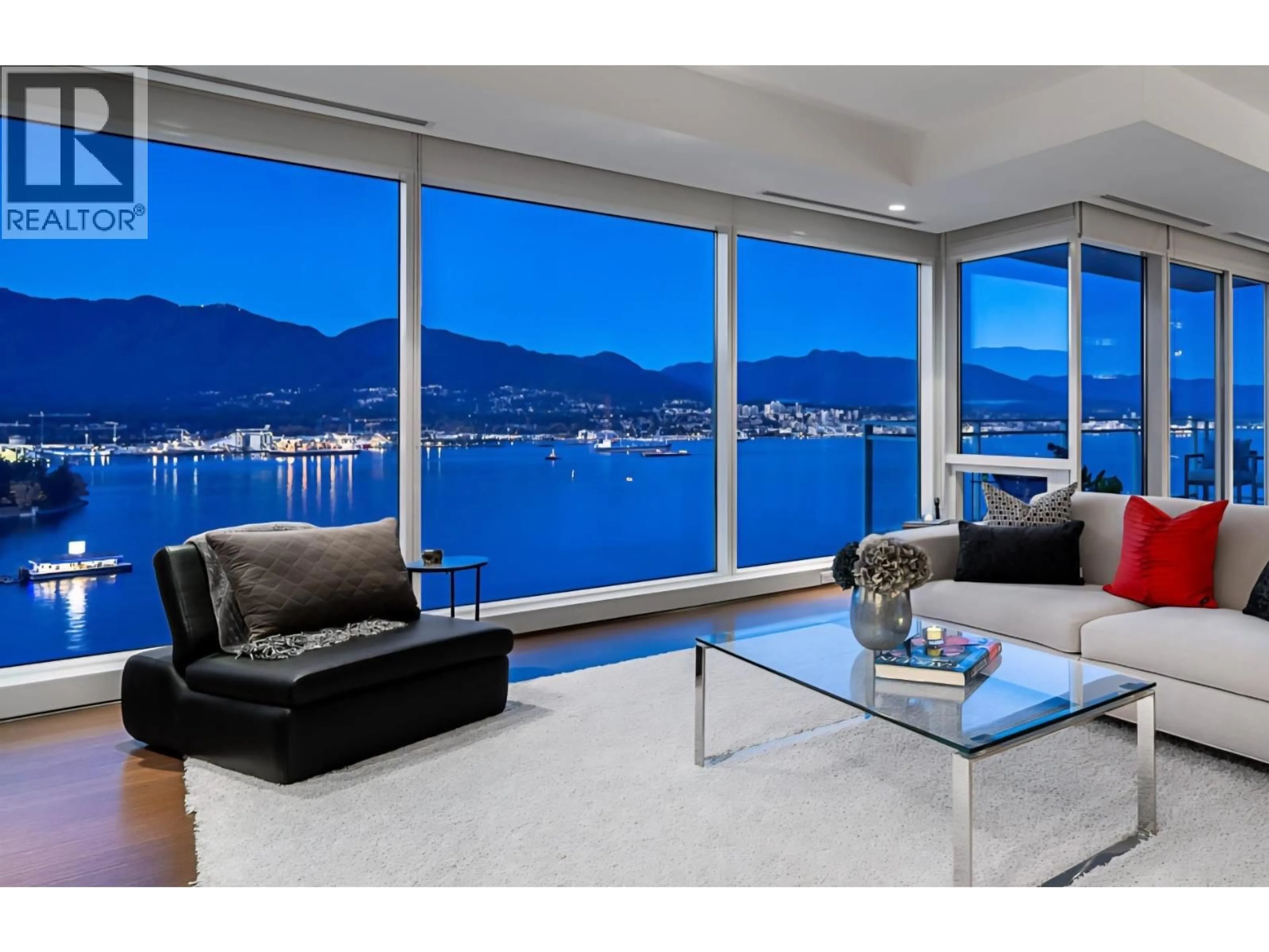 Living room with furniture, unknown for 2202 - 1139 CORDOVA STREET, Vancouver British Columbia V6C0A2