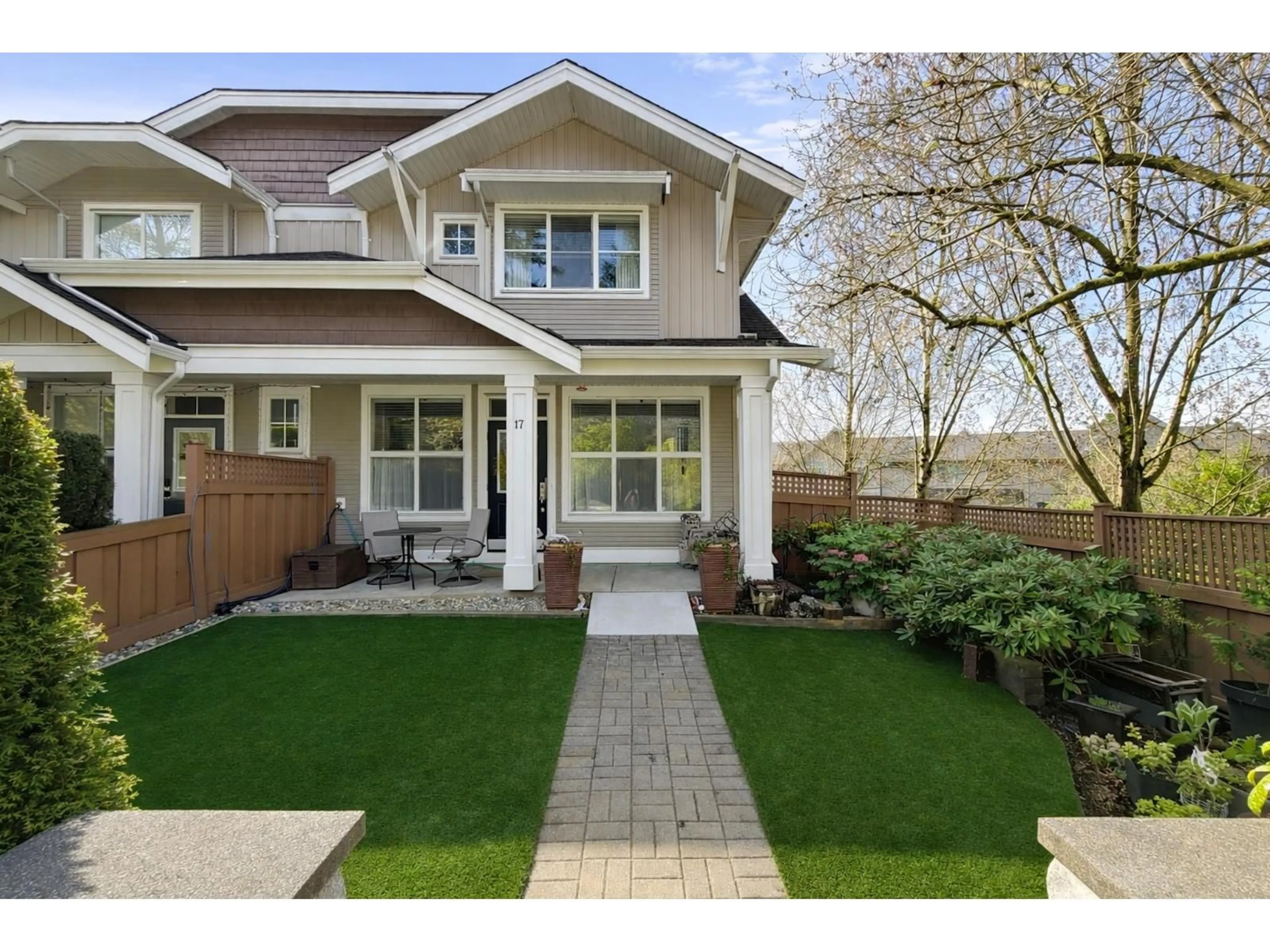 Home with vinyl exterior material, street for 17 - 20460 66 AVENUE, Langley British Columbia V2Y3B6