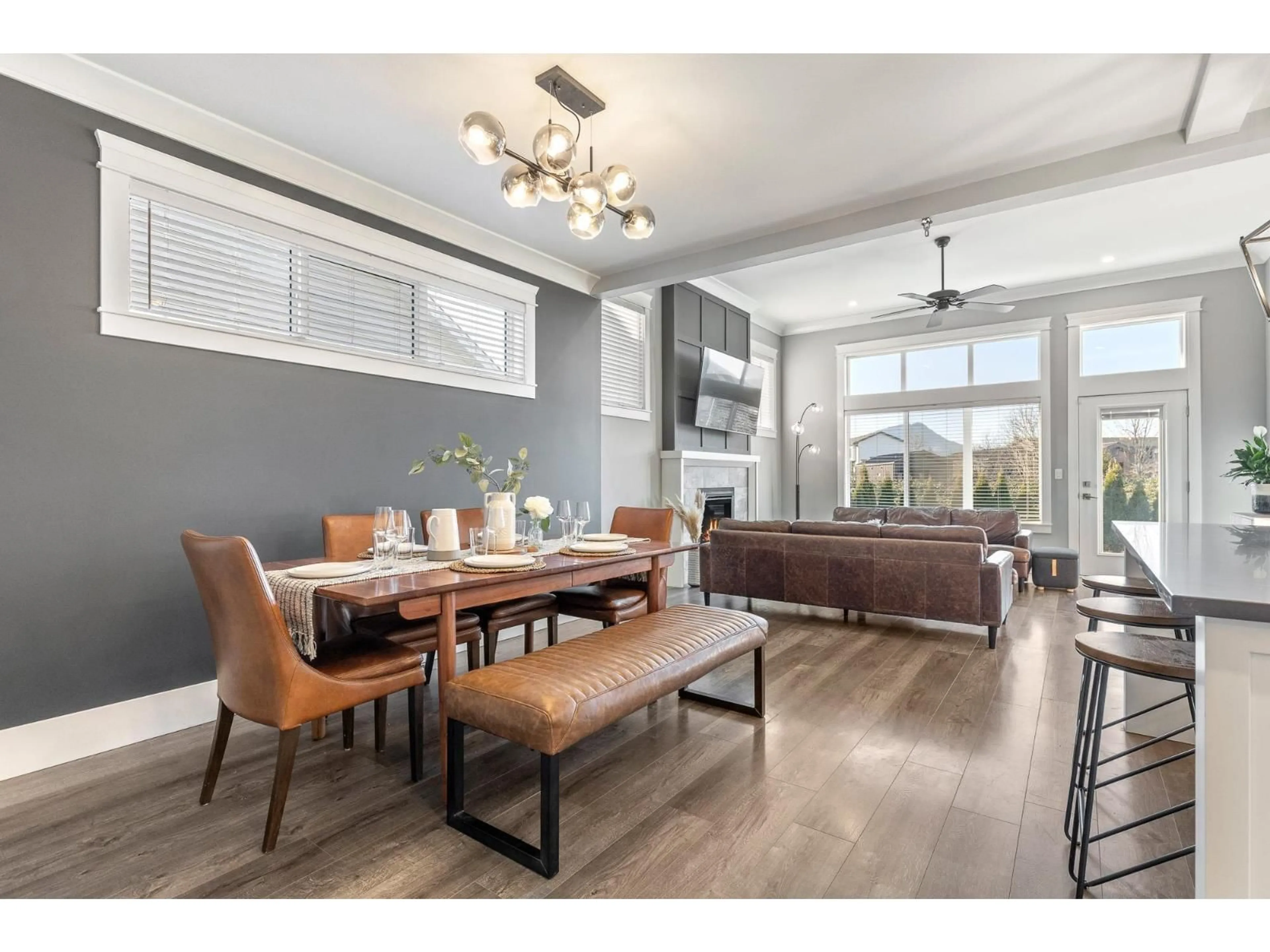 Dining room, wood/laminate floor for 113 - 46213 HAKWELES ROAD, Chilliwack British Columbia V4Z0C6