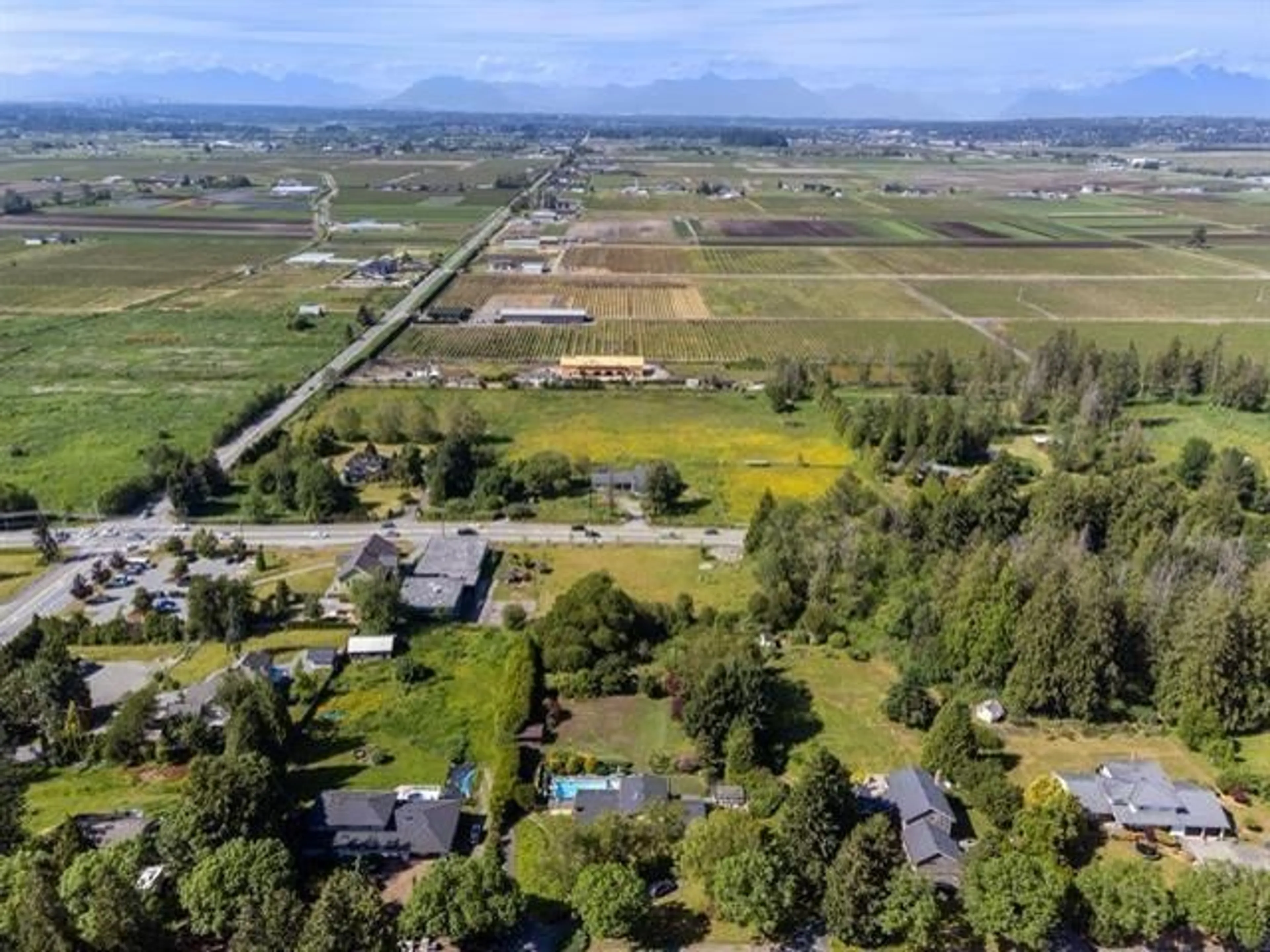 A pic from outside/outdoor area/front of a property/back of a property/a pic from drone, mountain view for 16881 31 AVENUE, Surrey British Columbia V3S0A6