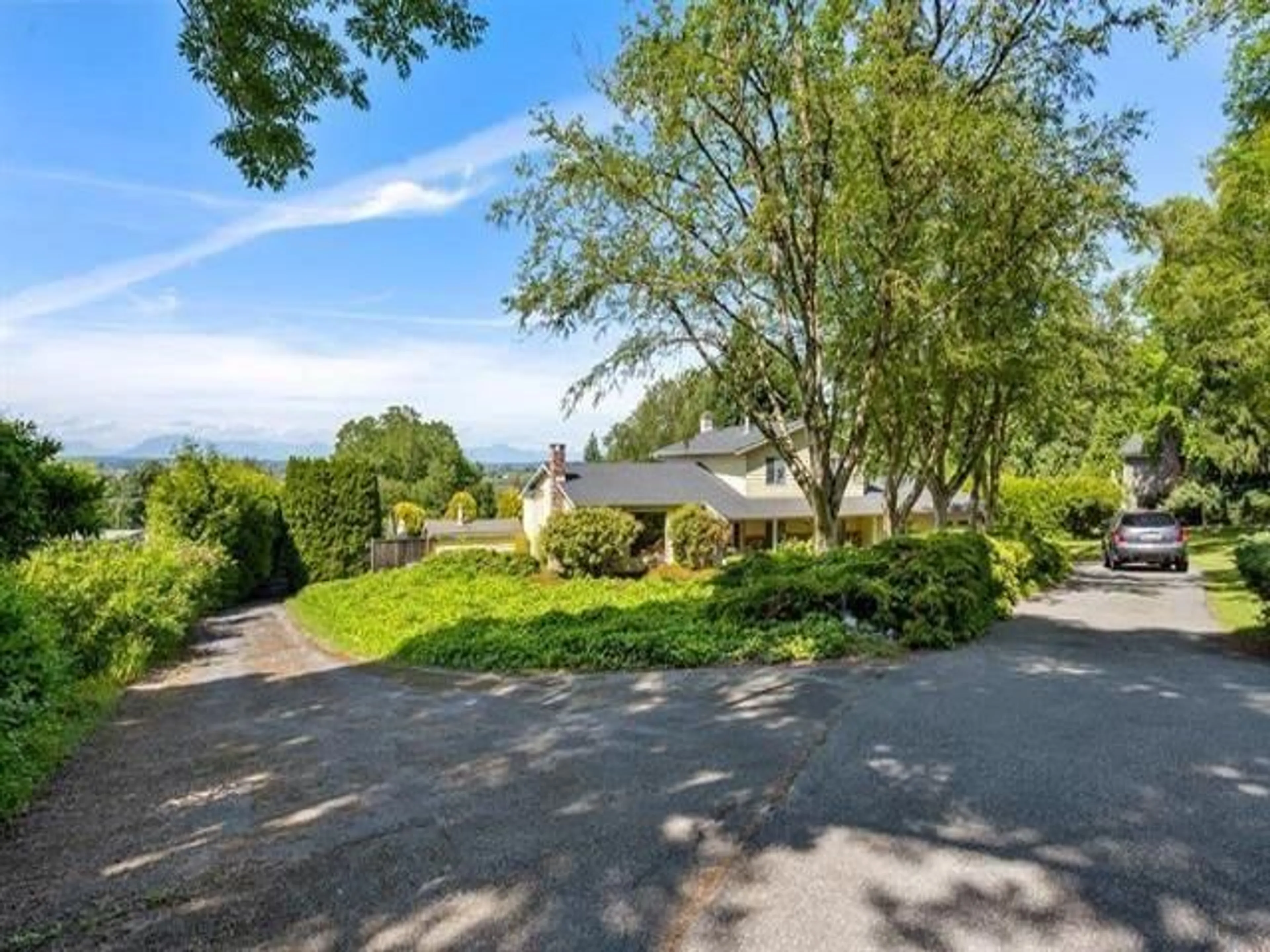 A pic from outside/outdoor area/front of a property/back of a property/a pic from drone, mountain view for 16881 31 AVENUE, Surrey British Columbia V3S0A6