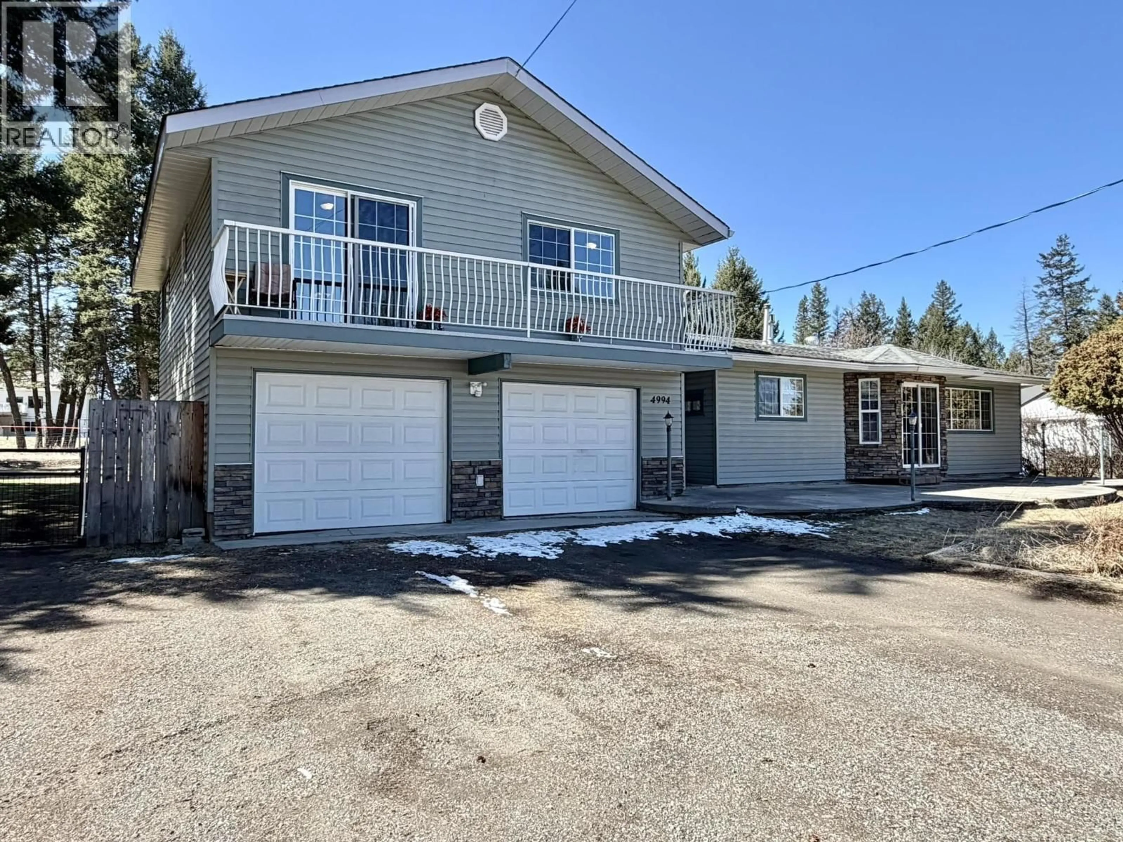 Home with vinyl exterior material, unknown for 4994 DONSLEEQUA ROAD, 108 Mile Ranch British Columbia V0K2Z0