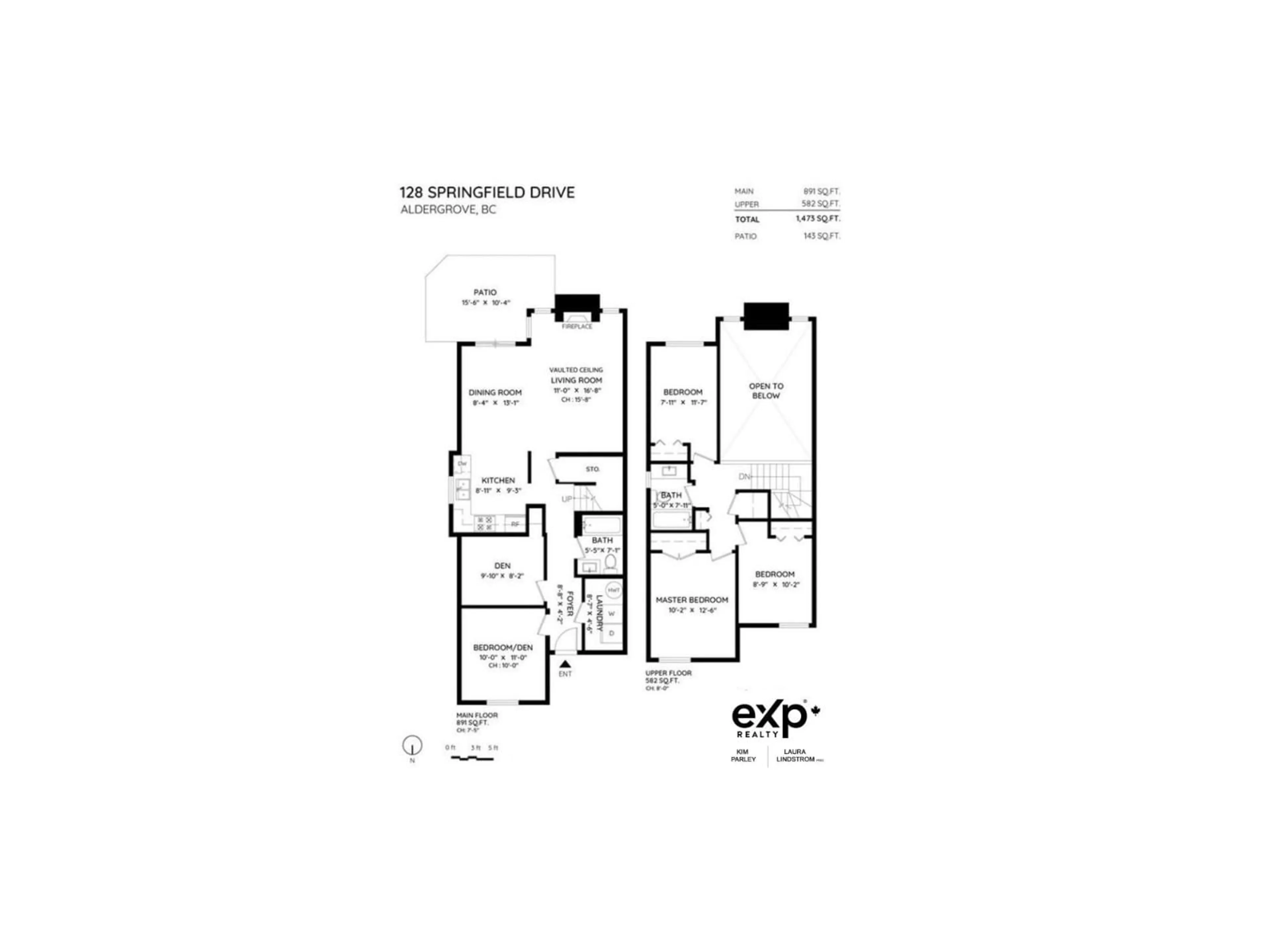Floor plan for 128 SPRINGFIELD DRIVE, Langley British Columbia V4W3K8