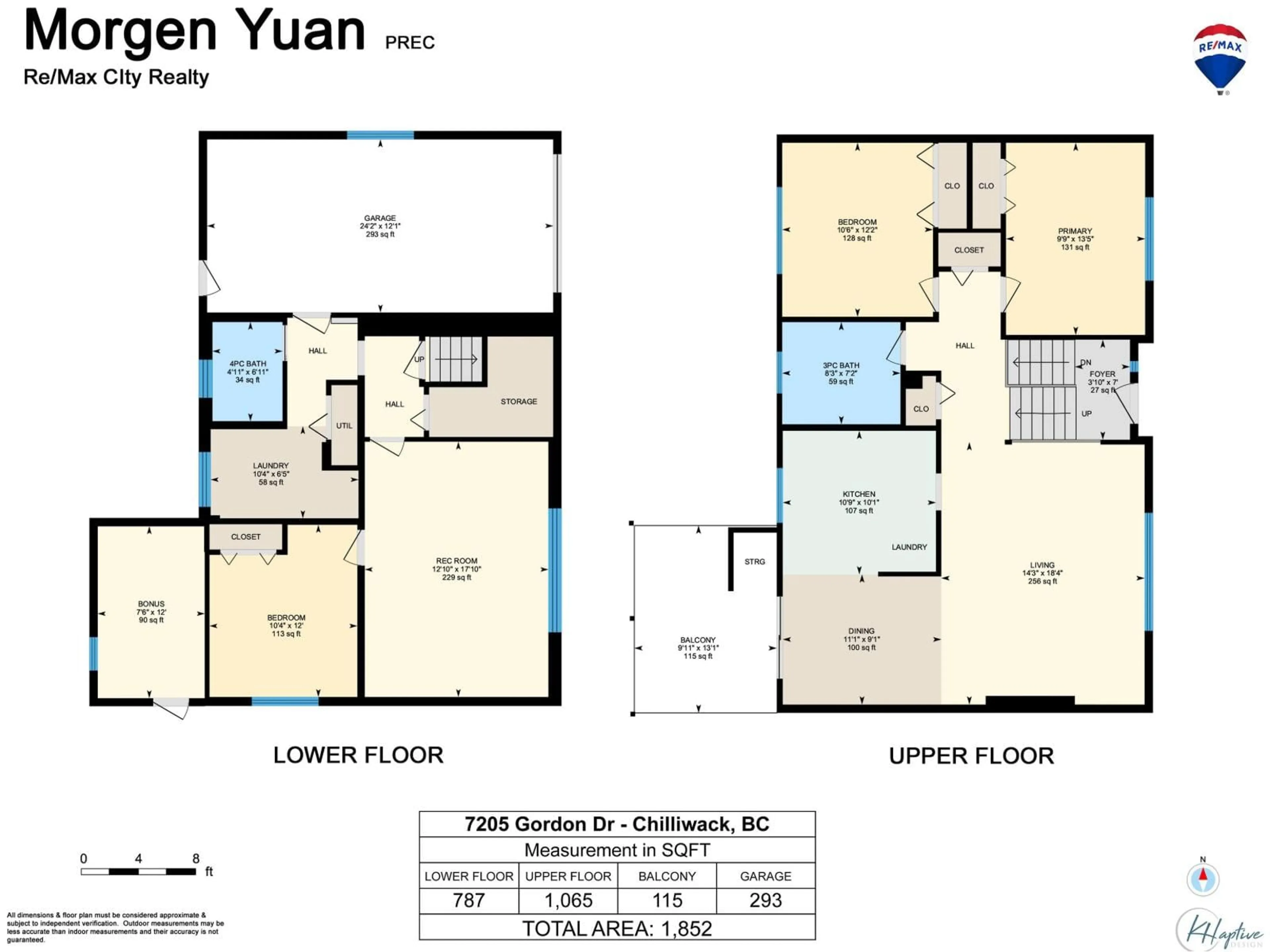 Floor plan for 7205 GORDON DRIVE, Chilliwack British Columbia V2R1X7
