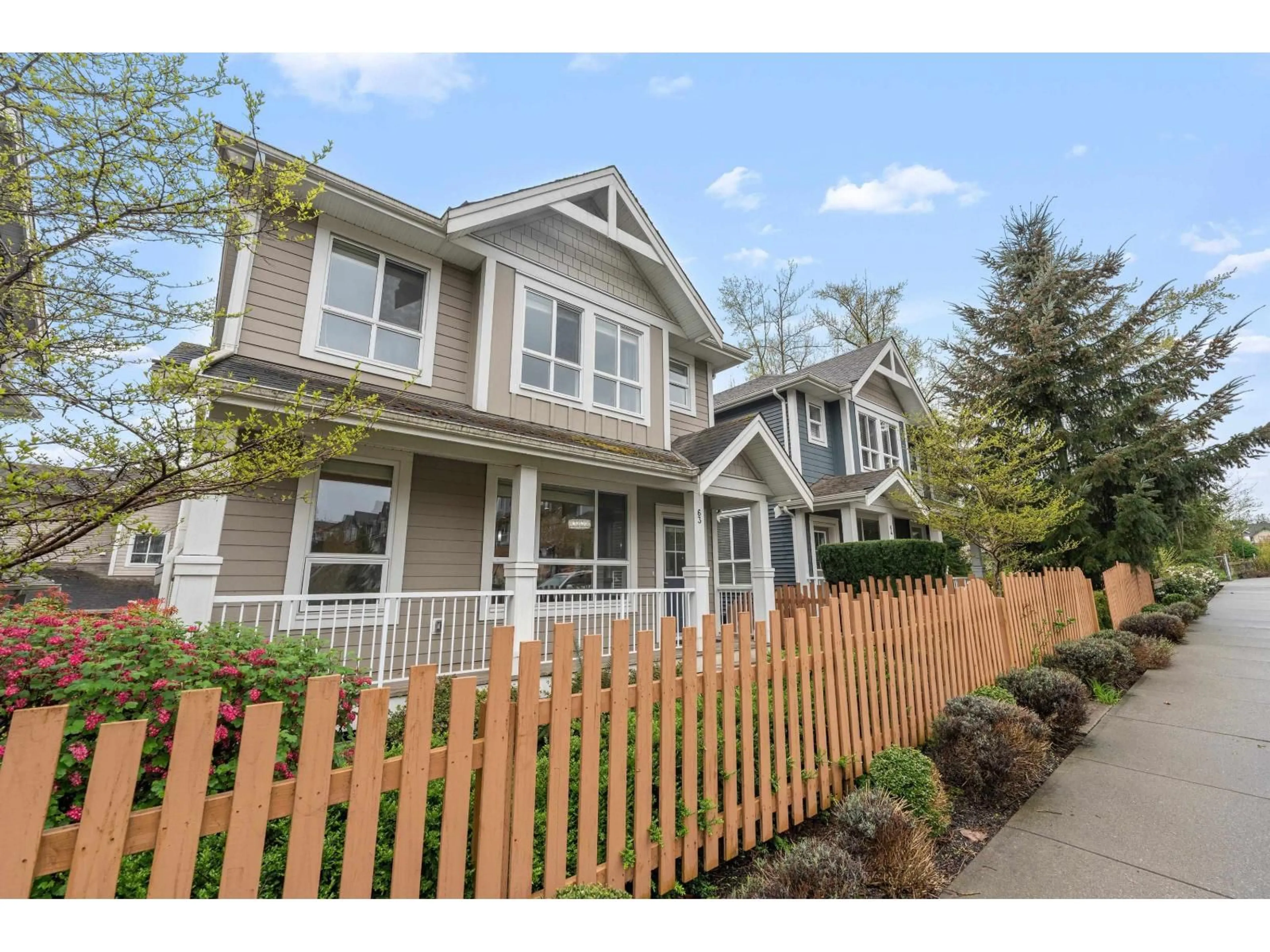 Home with vinyl exterior material, street for 63 - 7059 210 STREET, Langley British Columbia V2Y0T2