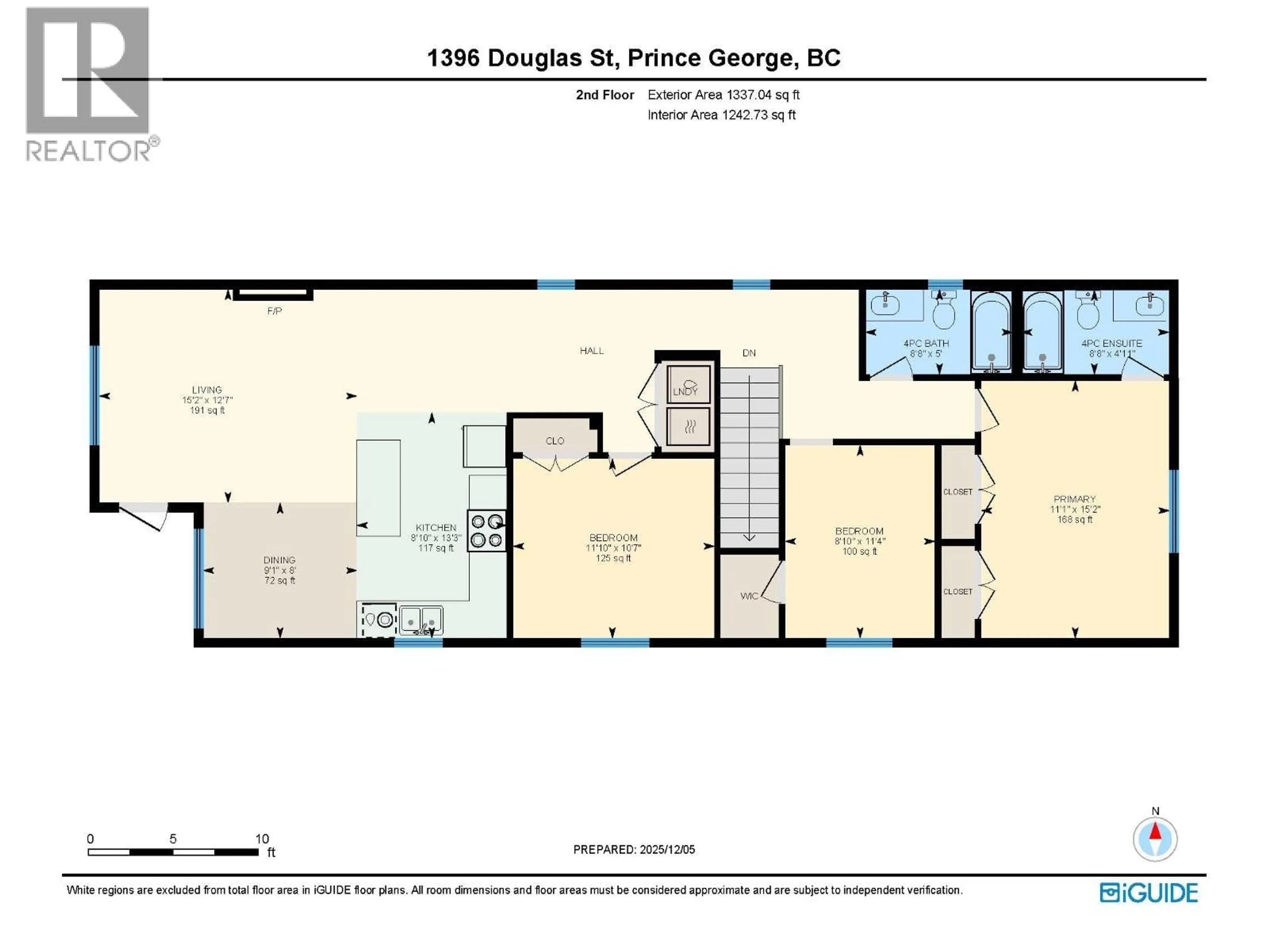 Floor plan for 1396 DOUGLAS STREET, Prince George British Columbia V2M2M5