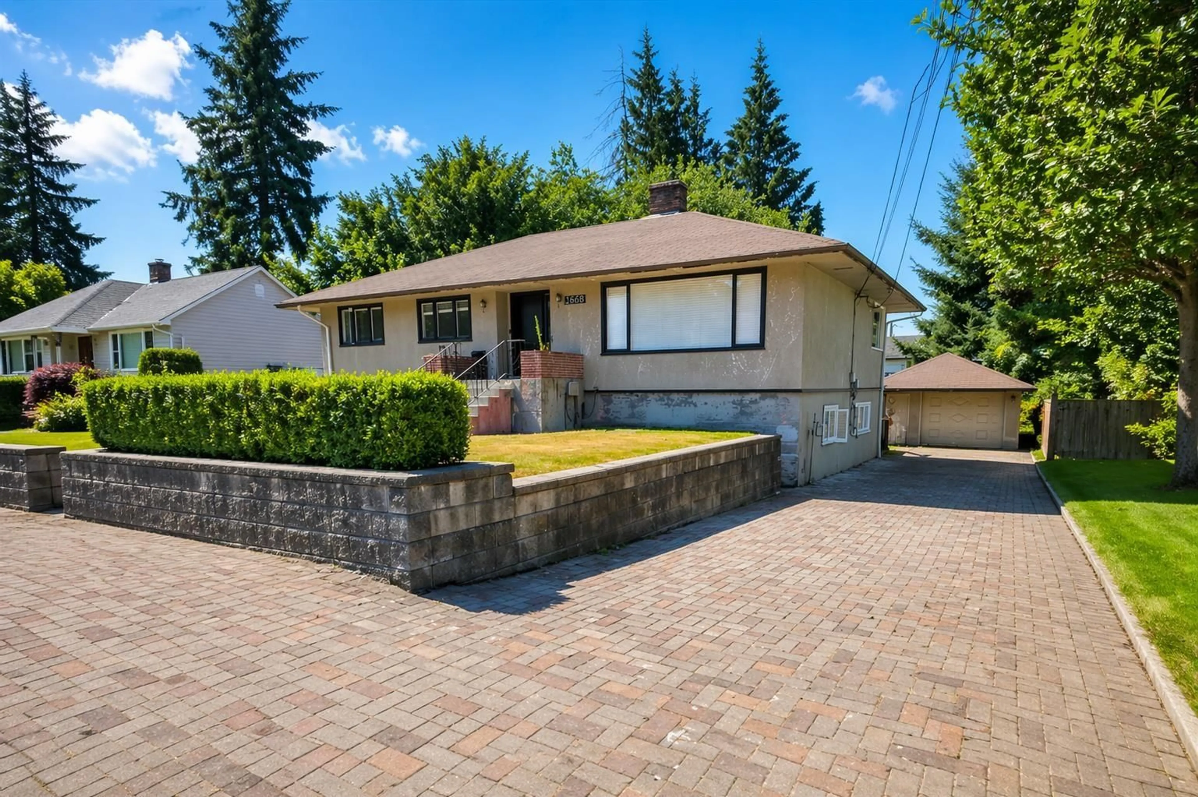 Home with brick exterior material, street for 13668 LARNER ROAD, Surrey British Columbia V3R5K2