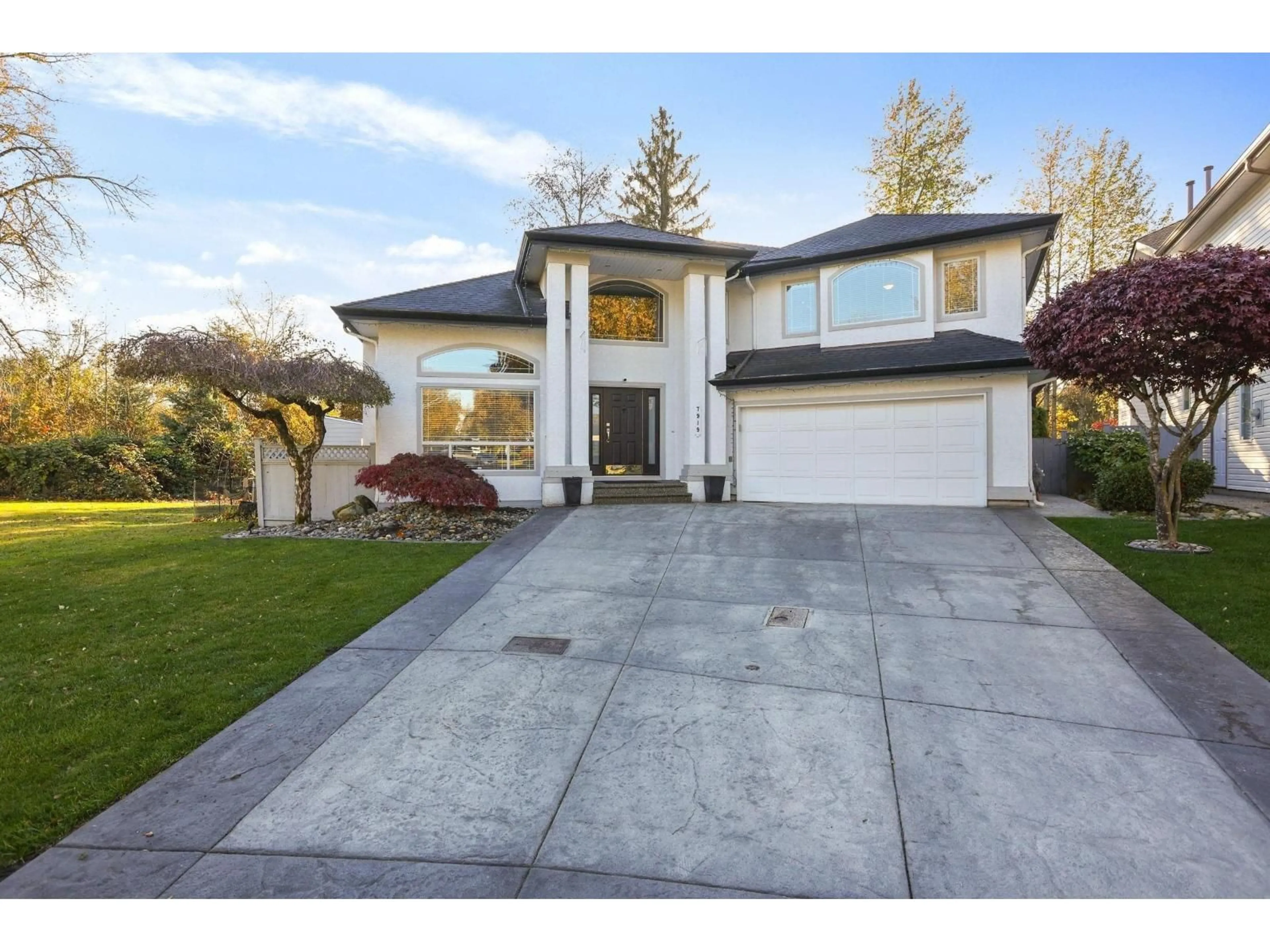 Home with vinyl exterior material, street for 7919 REDTAIL PLACE, Surrey British Columbia V3W0N4