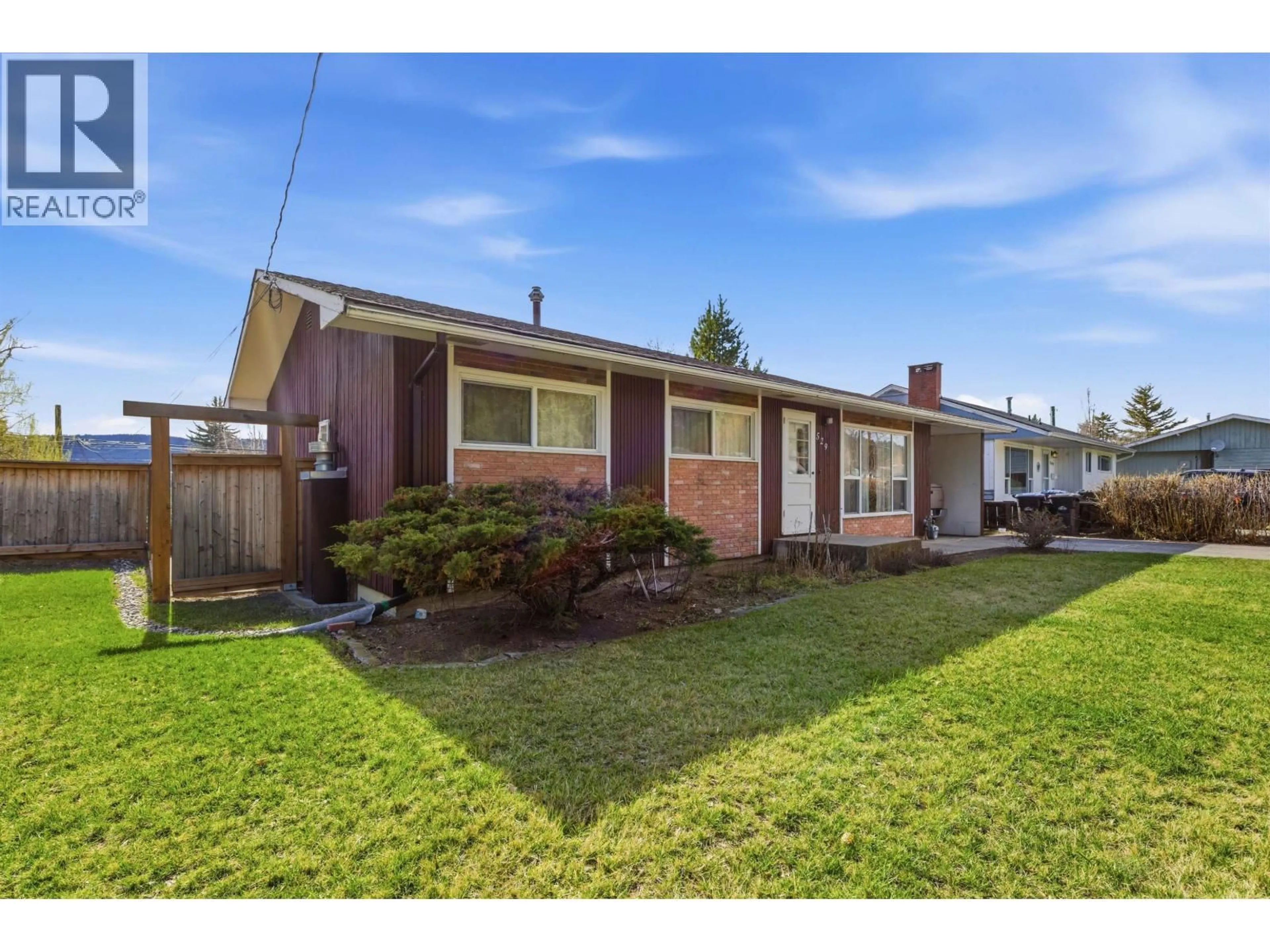 Home with brick exterior material, street for 529 NINTH AVENUE, Williams Lake British Columbia V2G2K5