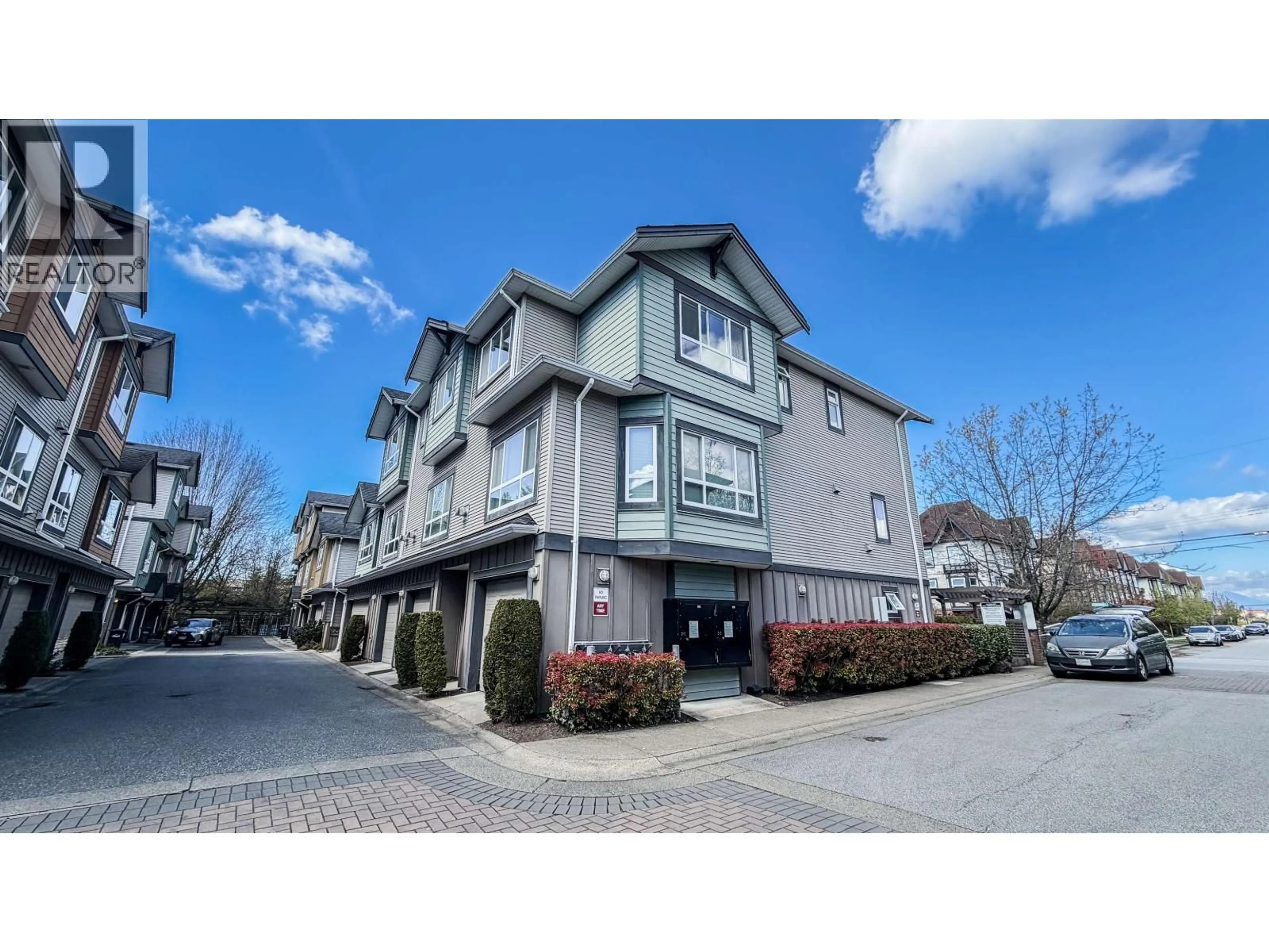 A pic from outside/outdoor area/front of a property/back of a property/a pic from drone, street for 1 - 9420 FERNDALE ROAD, Richmond British Columbia V6Y0A7