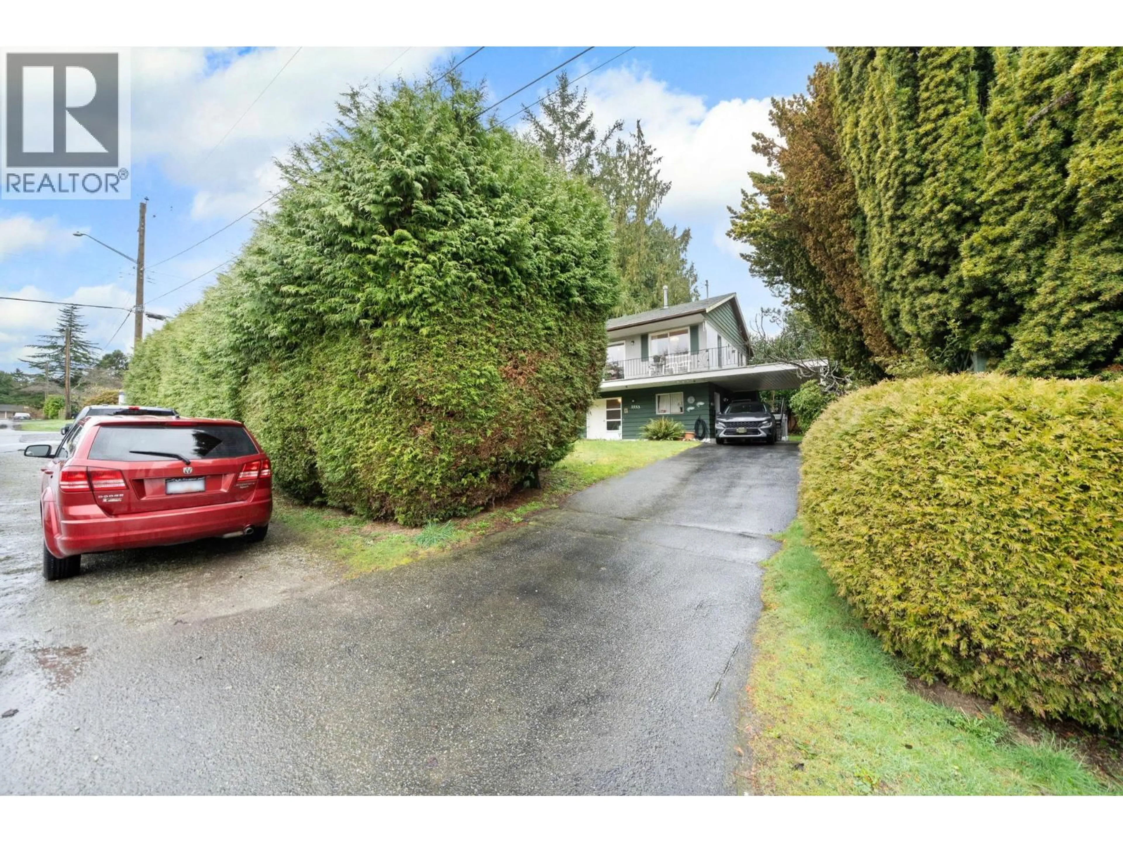 A pic from outside/outdoor area/front of a property/back of a property/a pic from drone, street for 1553 55A STREET, Delta British Columbia V4M3M8
