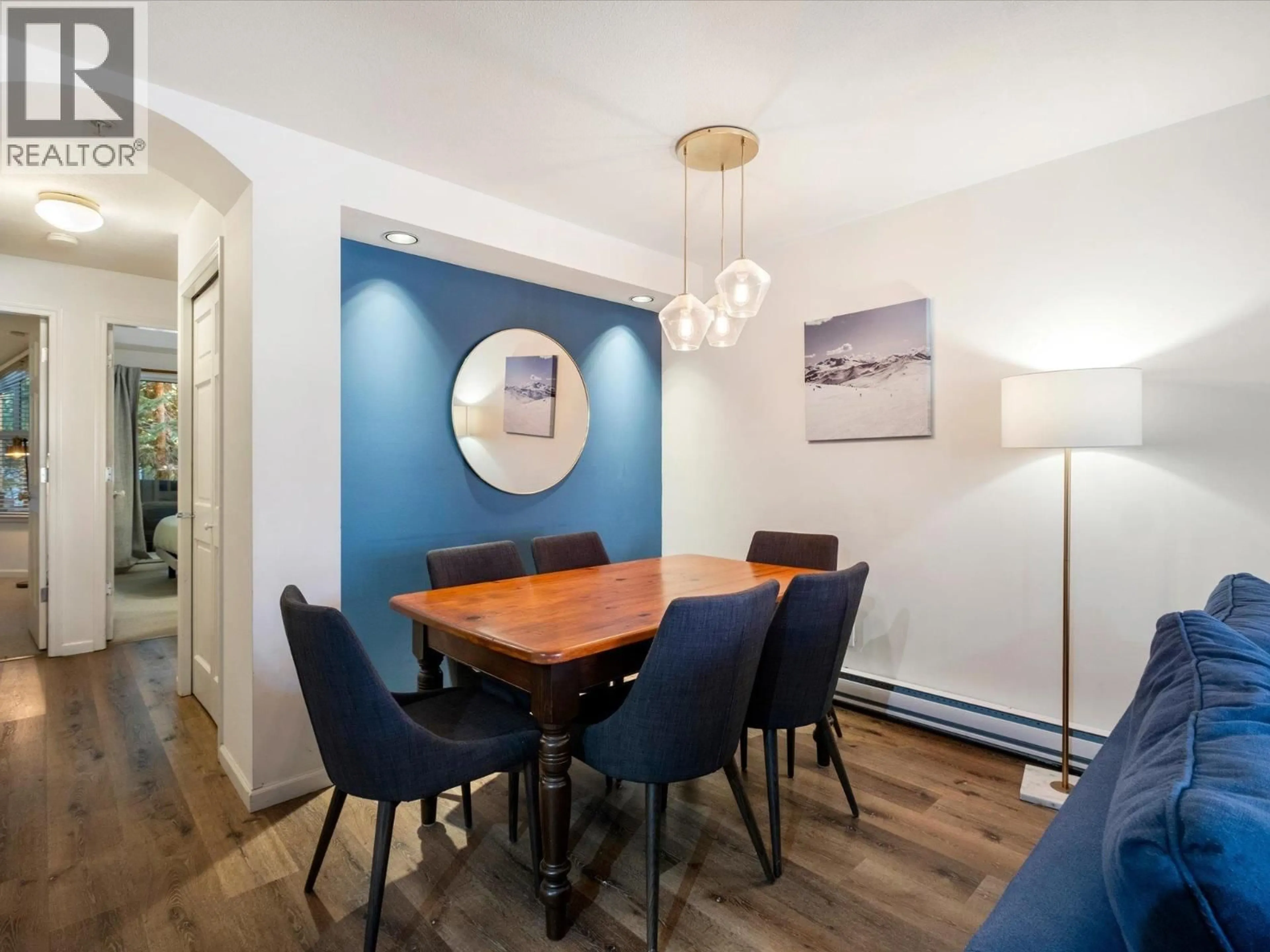 Dining room, wood/laminate floor for 20 - 4325 NORTHLANDS BOULEVARD, Whistler British Columbia V0N1B4