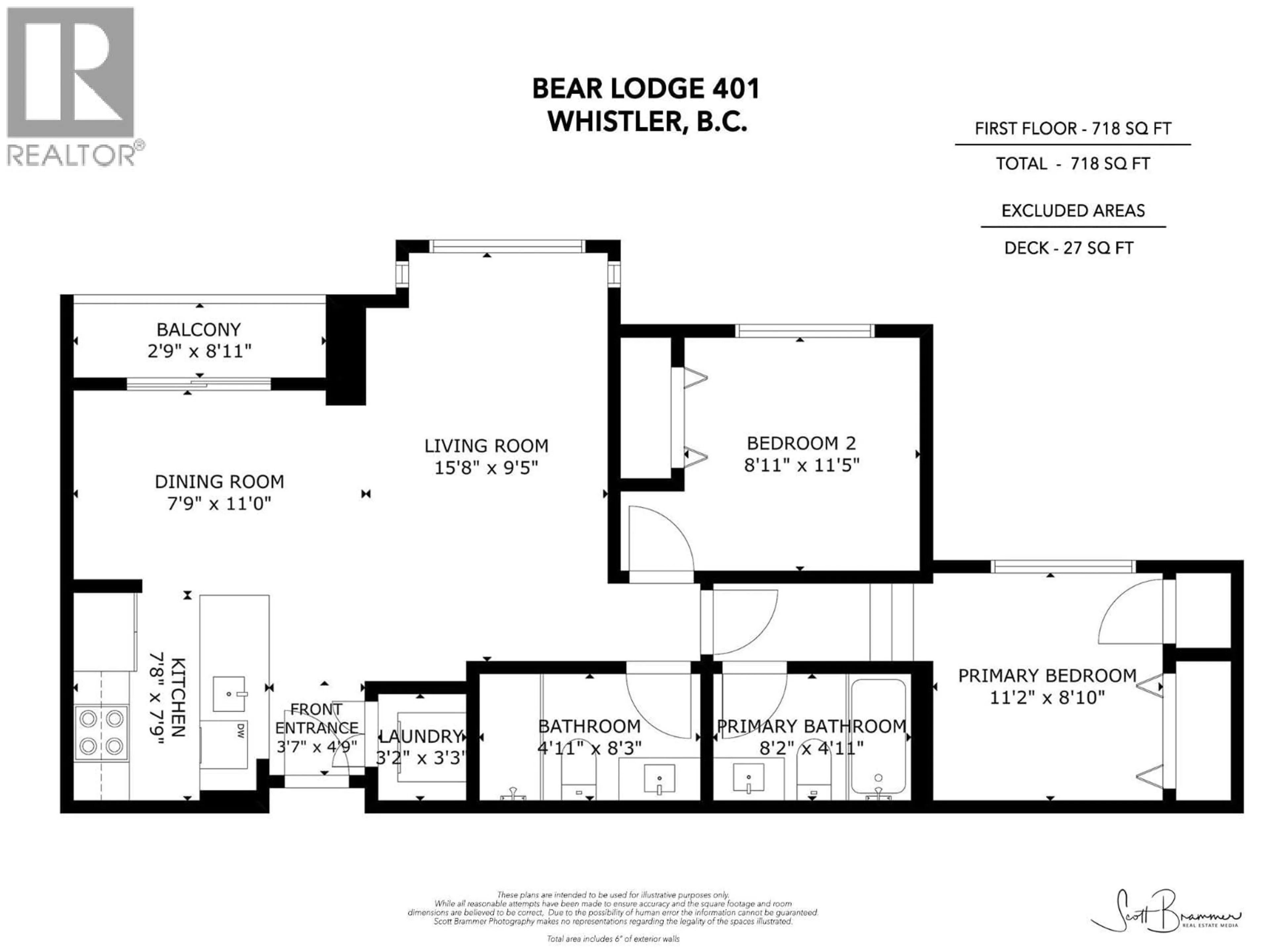 Floor plan for 401 - 4314 MAIN STREET, Whistler British Columbia V8E1A8