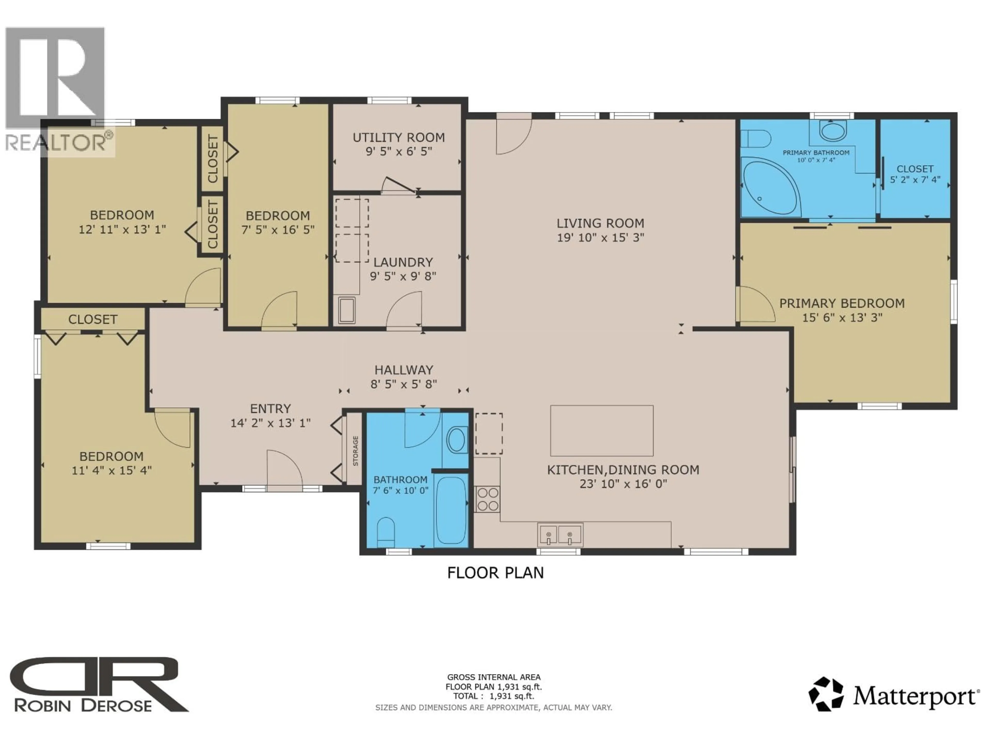 Floor plan for 2291 CECIL LAKE ROAD, Fort St. John British Columbia V0C1G0