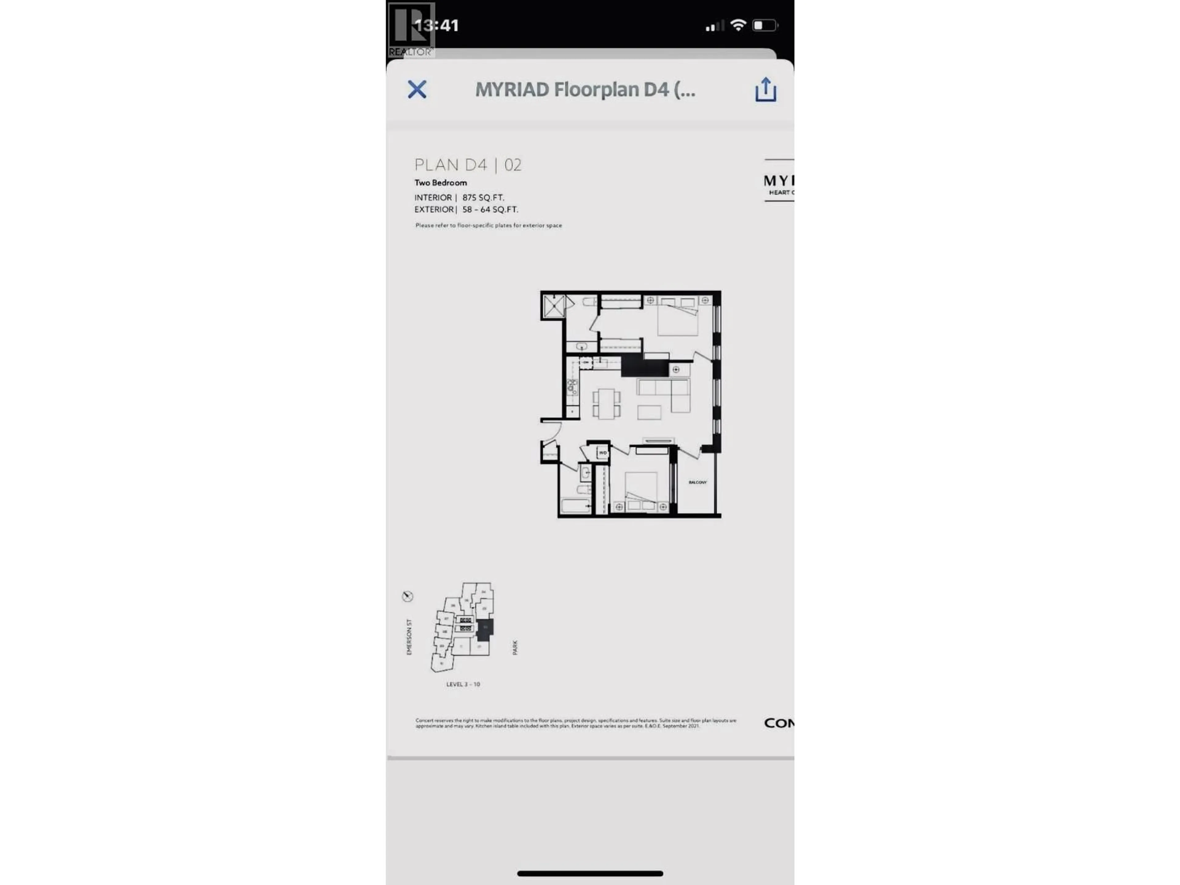 Floor plan for 302 - 567 EMERSON STREET, Coquitlam British Columbia V3J0M8