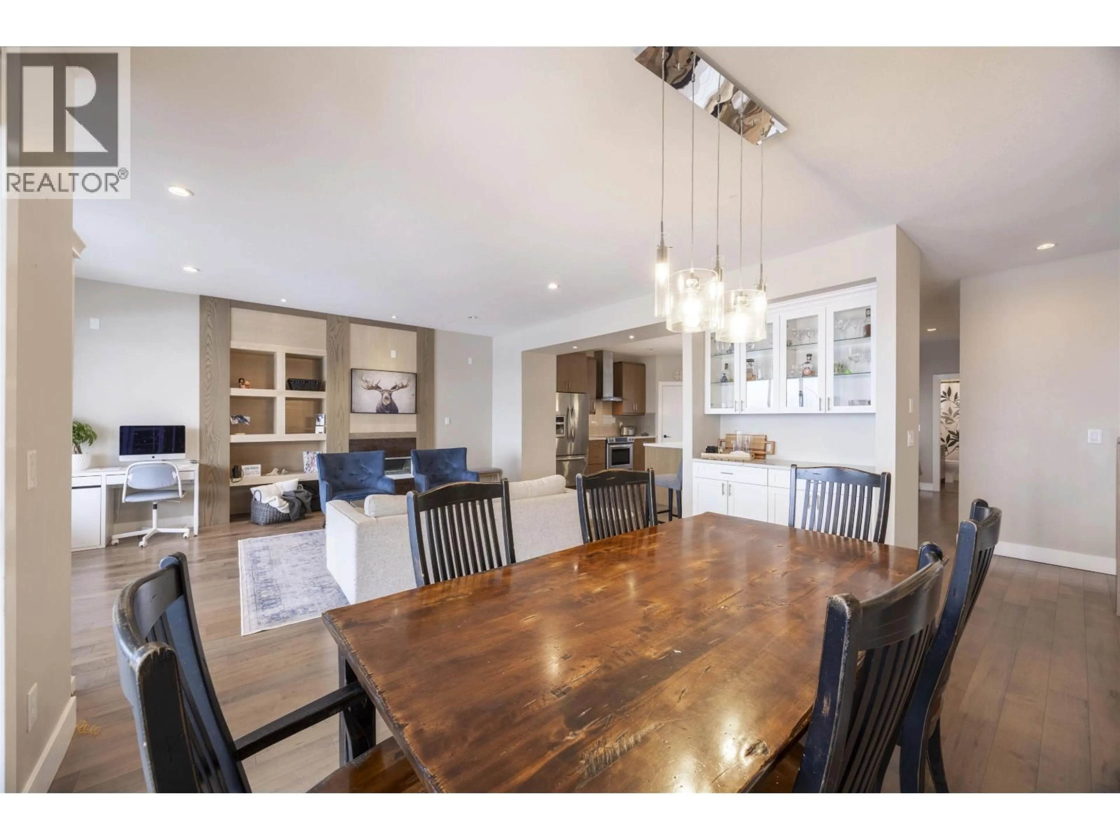 Open concept kitchen, wood/laminate floor for 3501 SHEFFIELD AVENUE, Coquitlam British Columbia V3E0K2