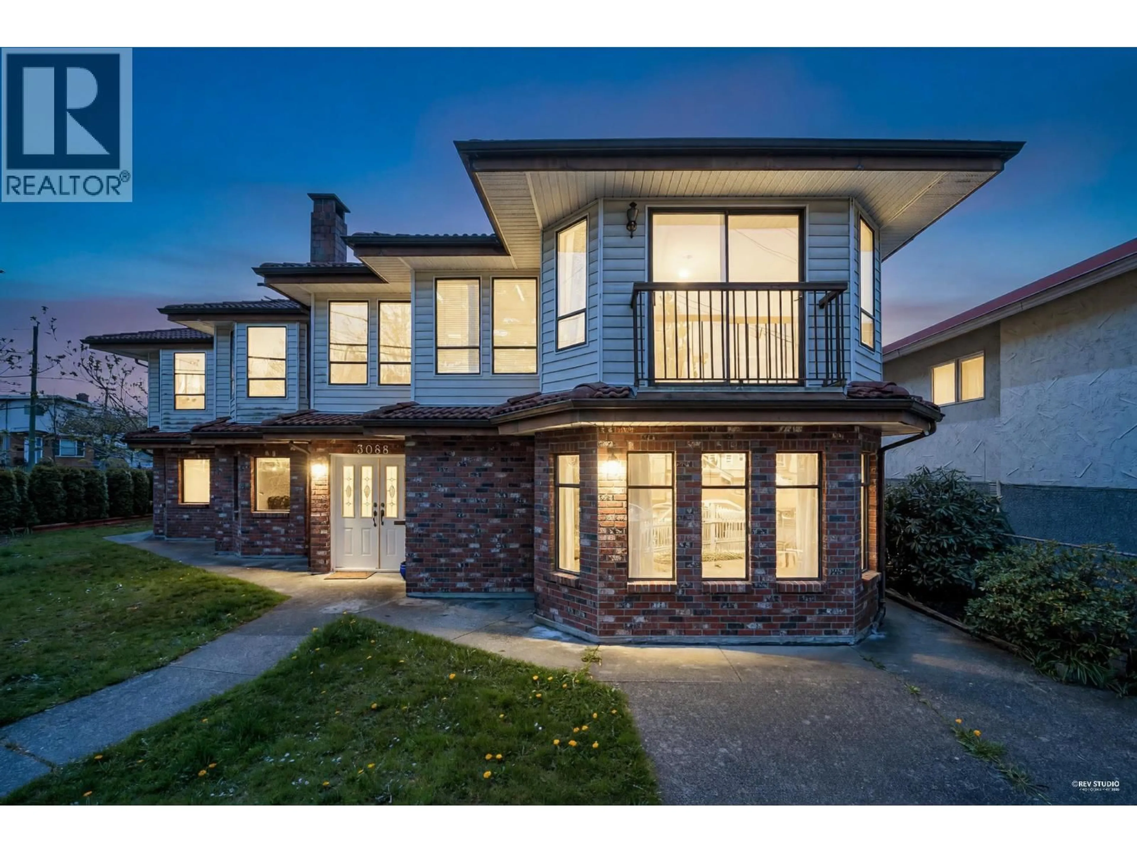 Home with brick exterior material, street for 3088 SCHOOL AVENUE, Vancouver British Columbia V5R5M8