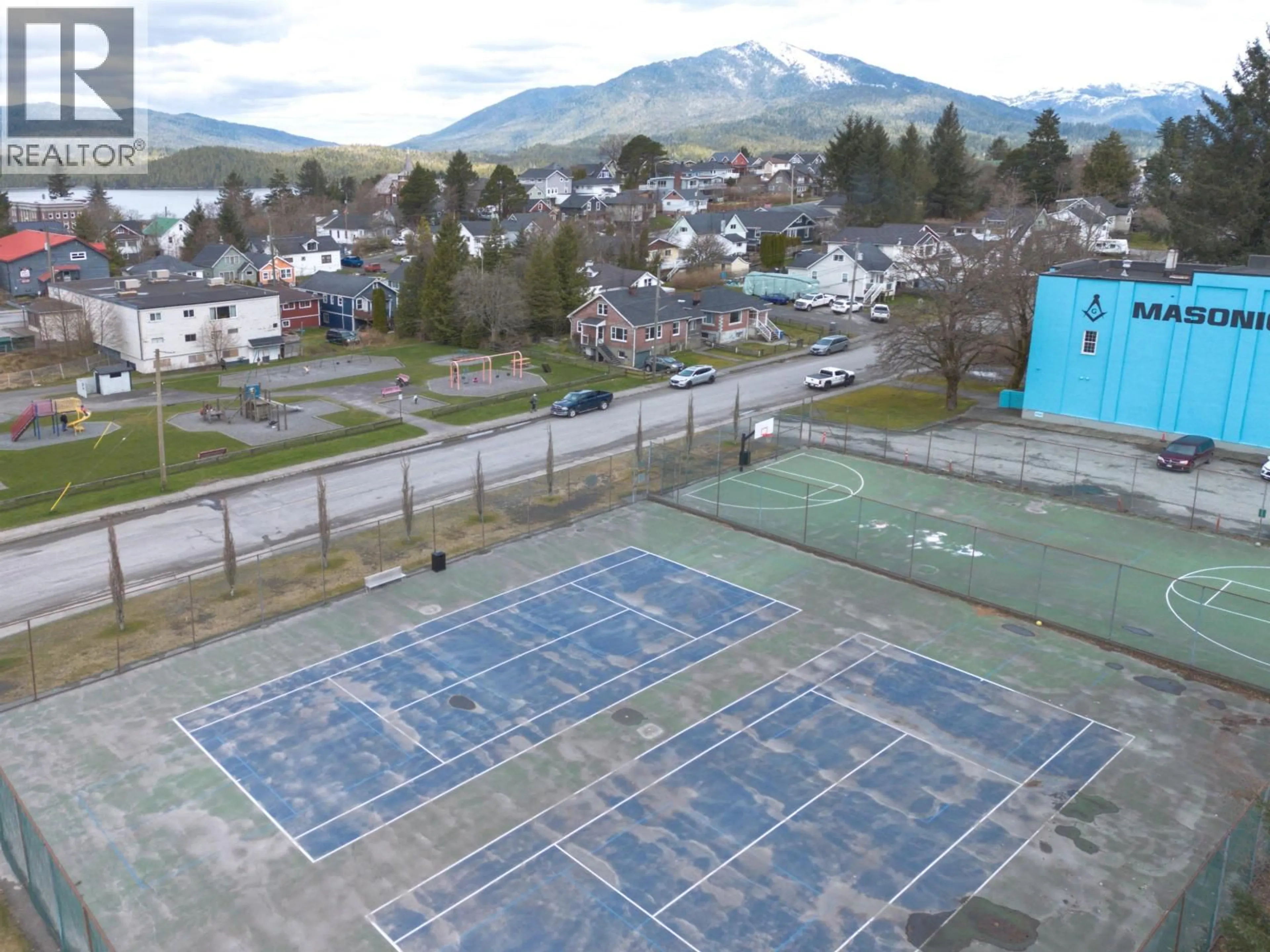 A pic from outside/outdoor area/front of a property/back of a property/a pic from drone, mountain view for 133 6TH AVENUE, Prince Rupert British Columbia V8J1V9