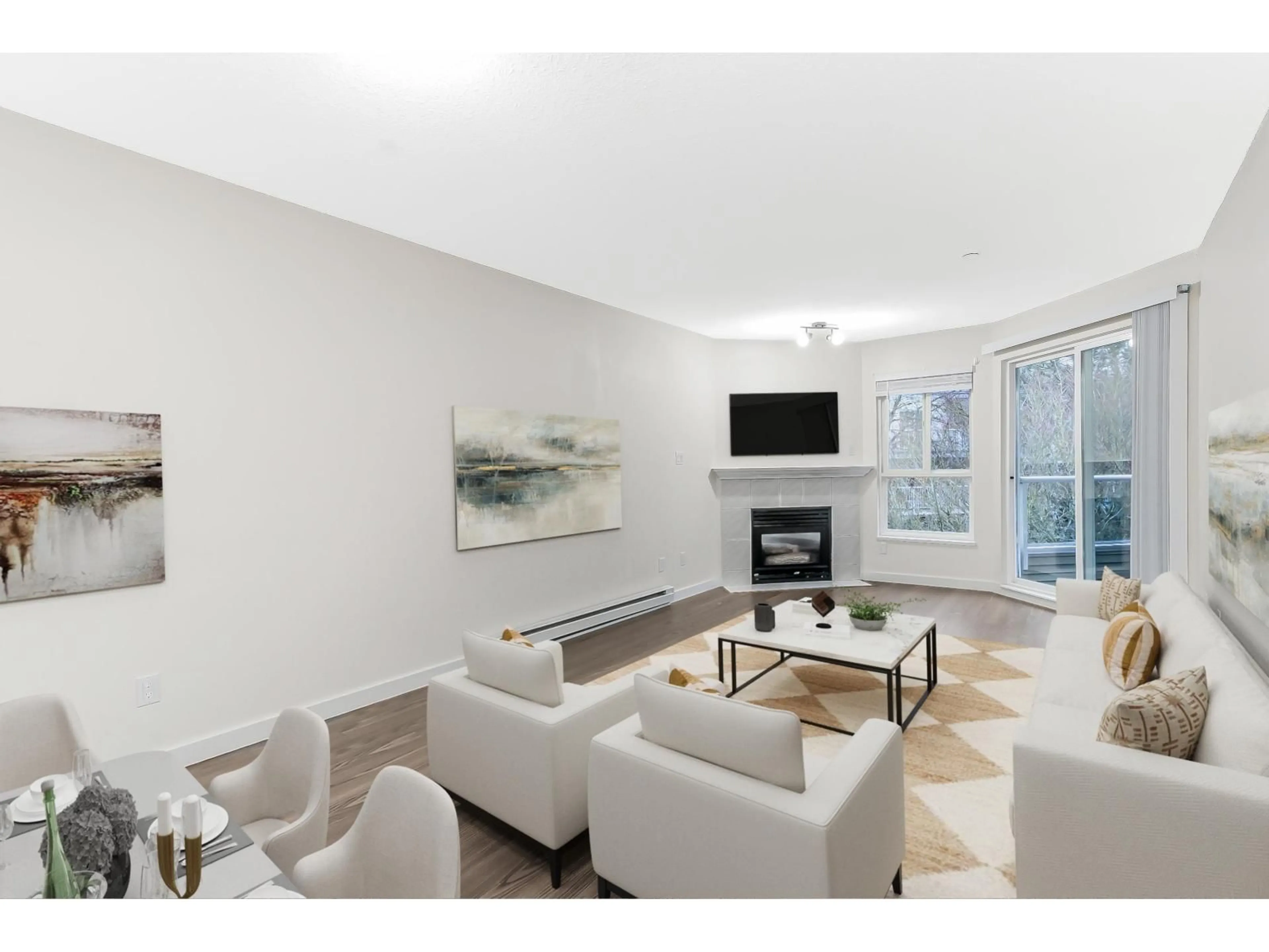 Living room with furniture, unknown for 307 - 16137 83 AVENUE, Surrey British Columbia V4N0N1