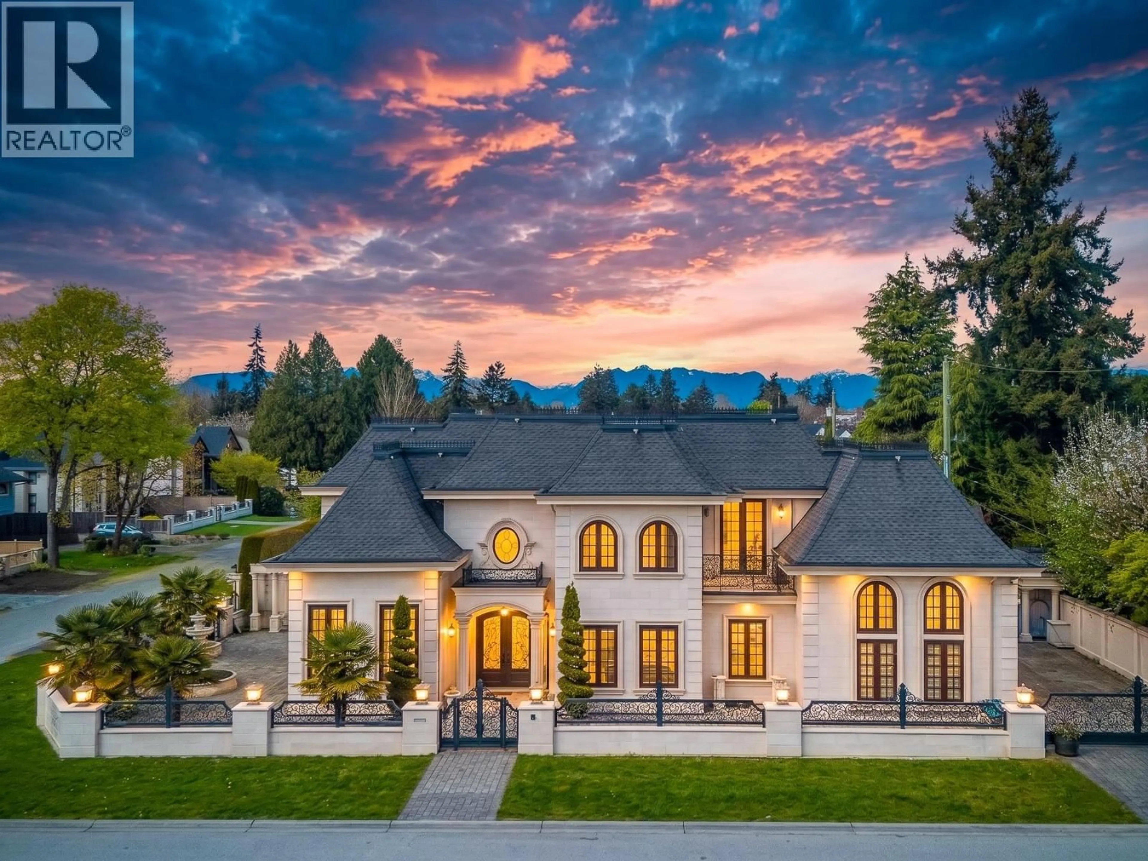 A pic from outside/outdoor area/front of a property/back of a property/a pic from drone, mountain view for 11699 SEATON ROAD, Richmond British Columbia V7A5J8