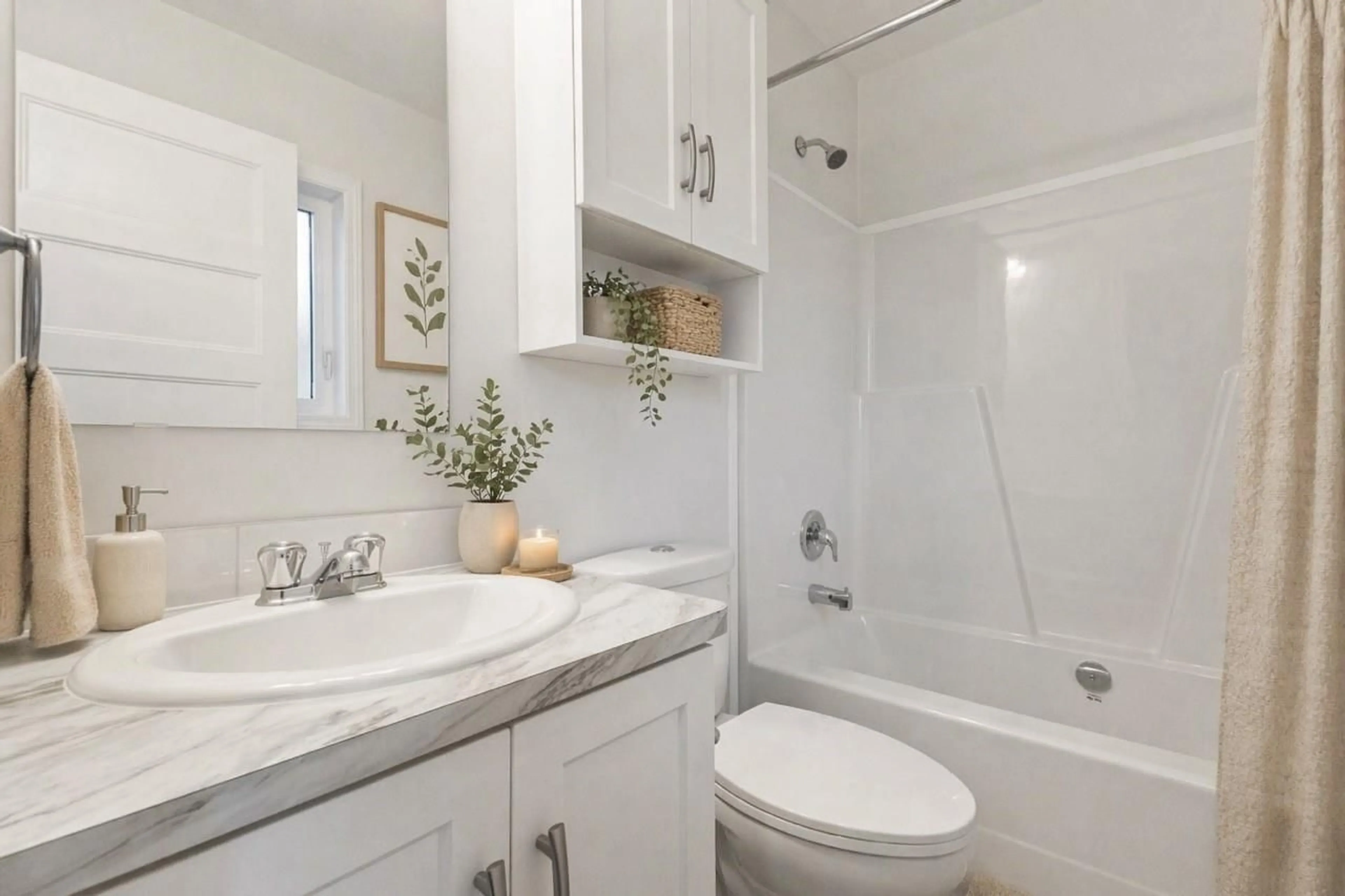 Standard bathroom, ceramic/tile floor for 19 - 24330 FRASER HIGHWAY, Langley British Columbia V2Z1N2