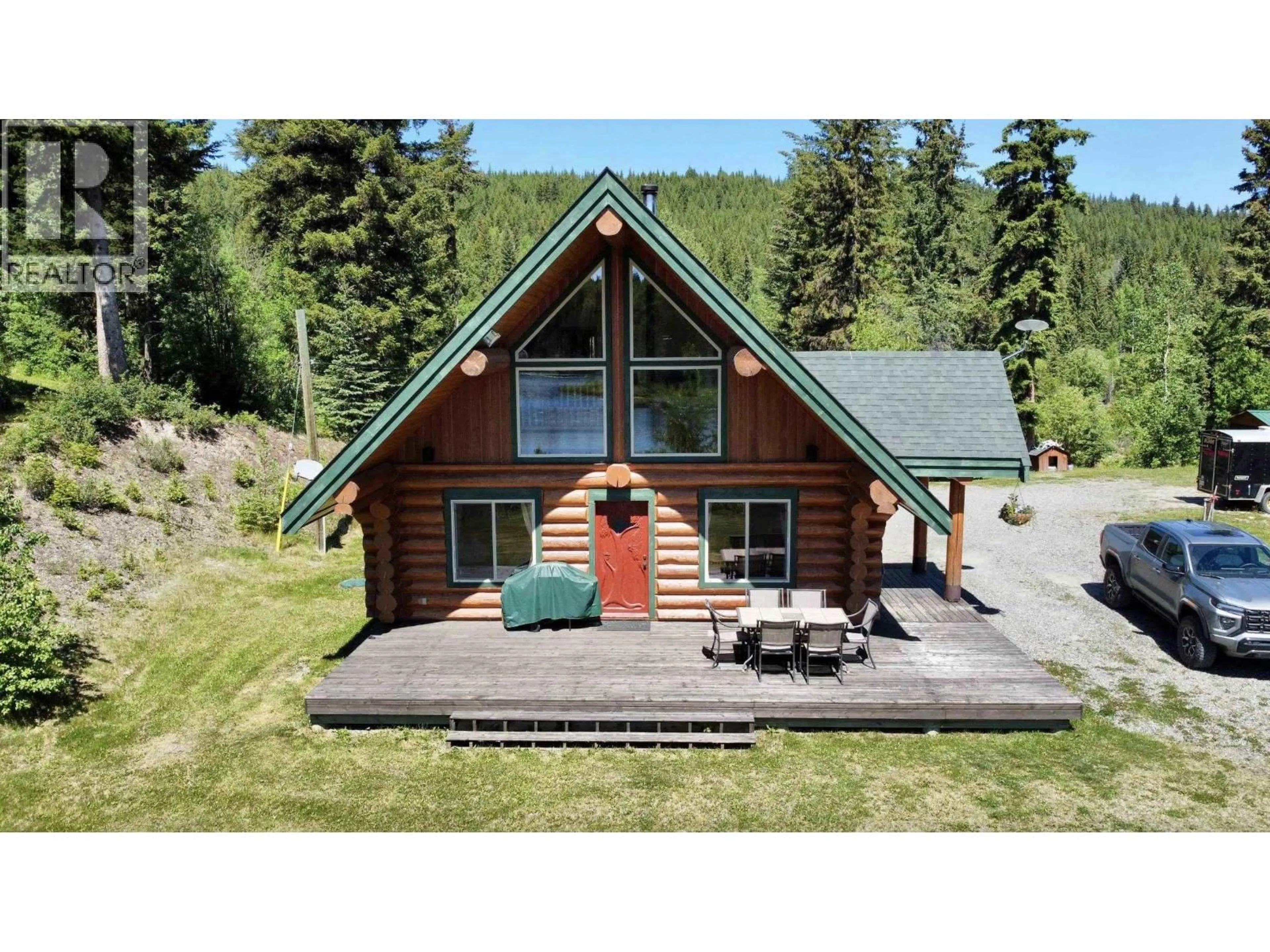 Home with vinyl exterior material, mountain view for 4015 RUTH LAKE ROAD, Forest Grove British Columbia V0K1M0