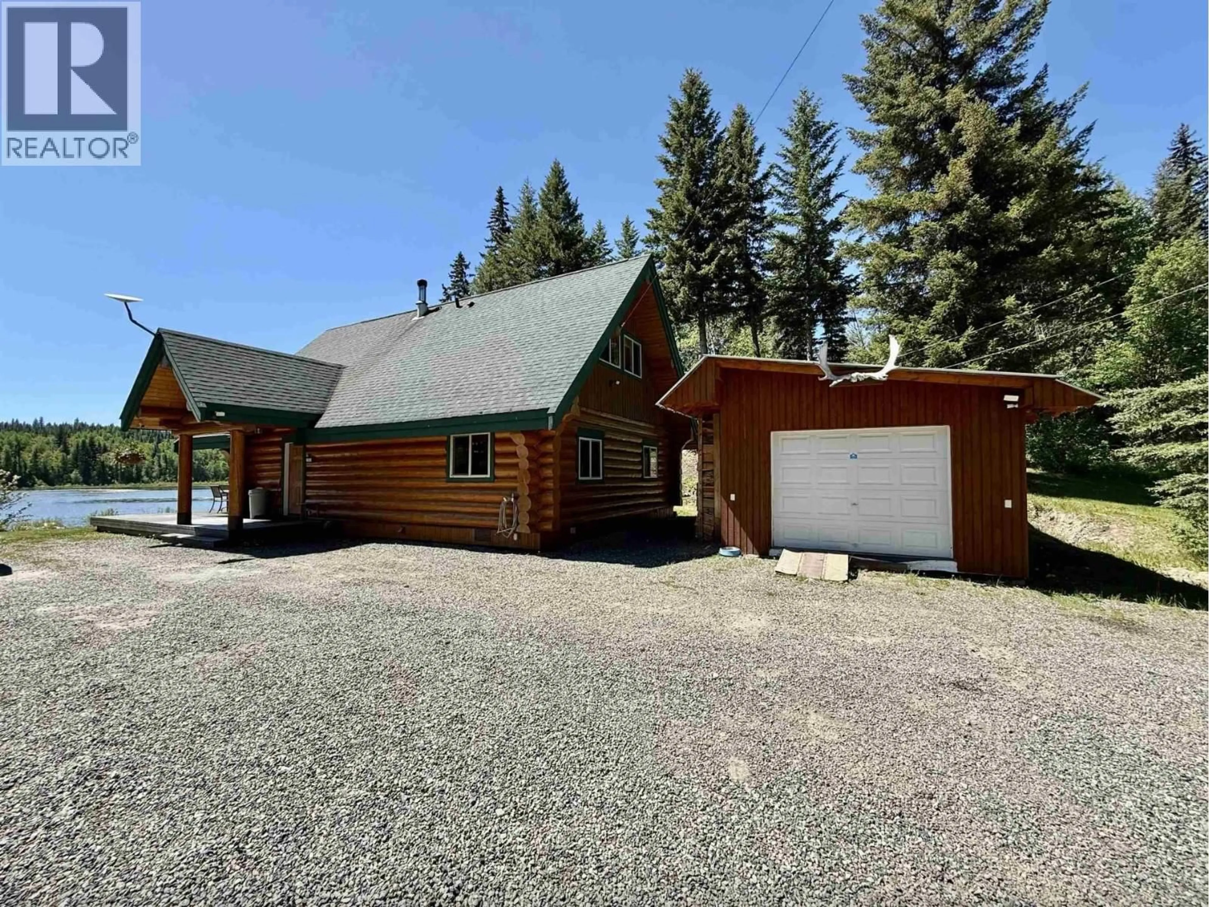 A pic from outside/outdoor area/front of a property/back of a property/a pic from drone, unknown for 4015 RUTH LAKE ROAD, Forest Grove British Columbia V0K1M0