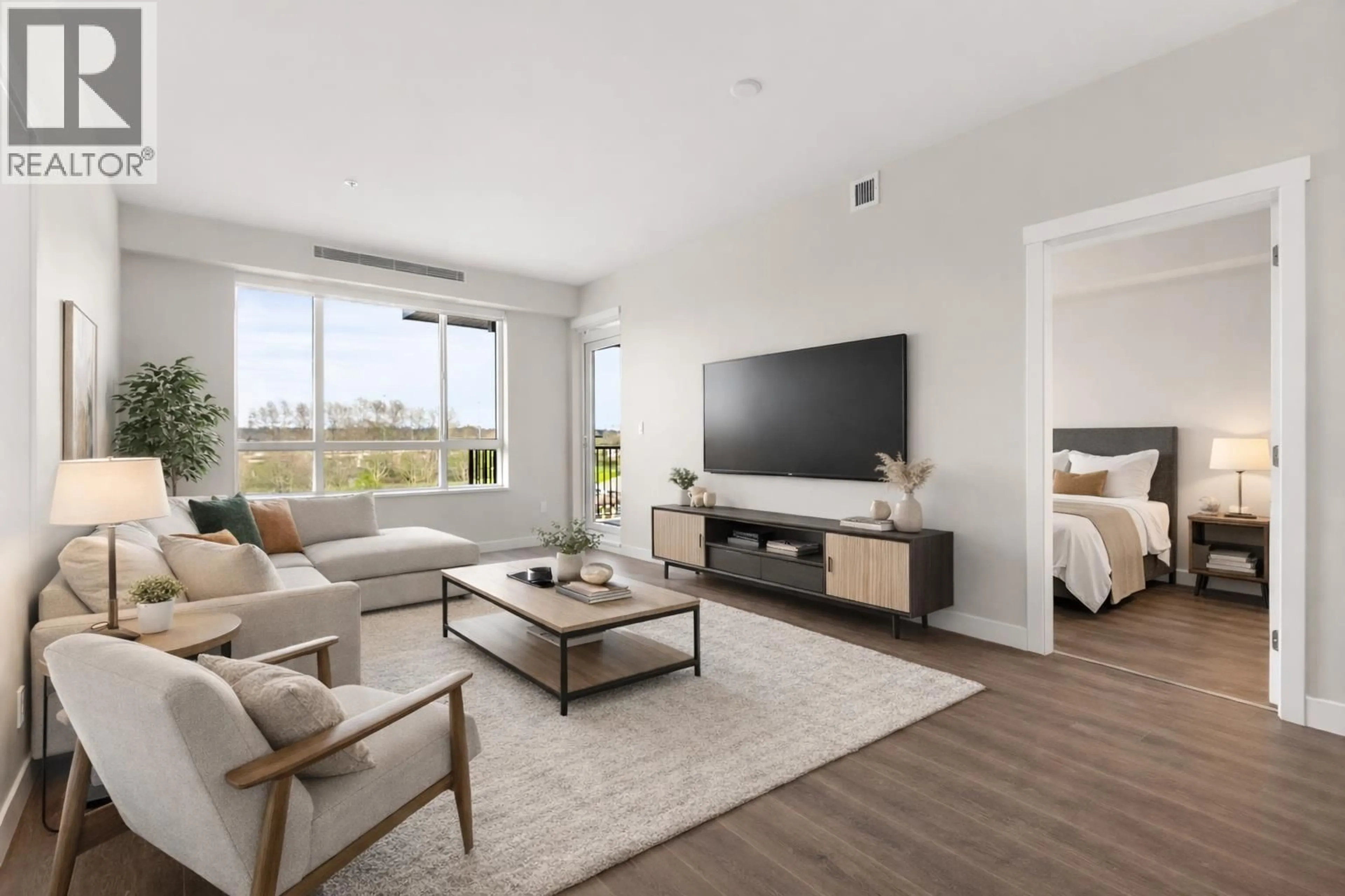 Living room with furniture, unknown for 508 - 23222 GILLEY ROAD, Richmond British Columbia V6V0C8