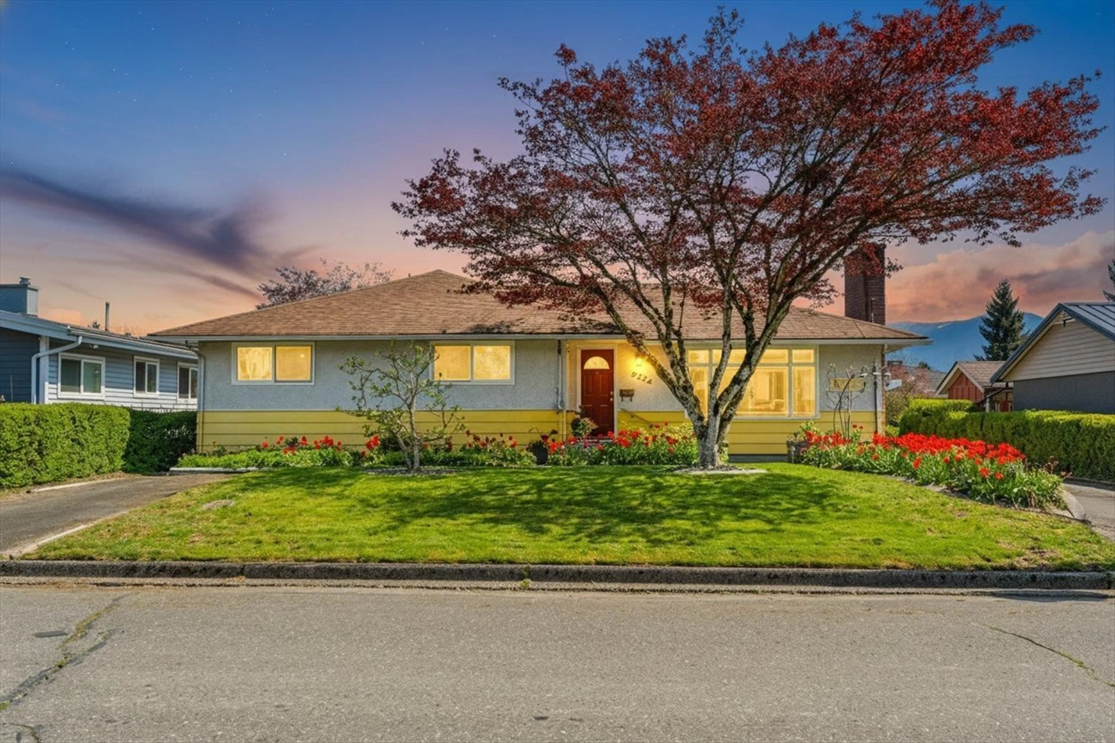 Home with vinyl exterior material, street for 9726 JUNIPER STREET, Chilliwack British Columbia V2P5J1