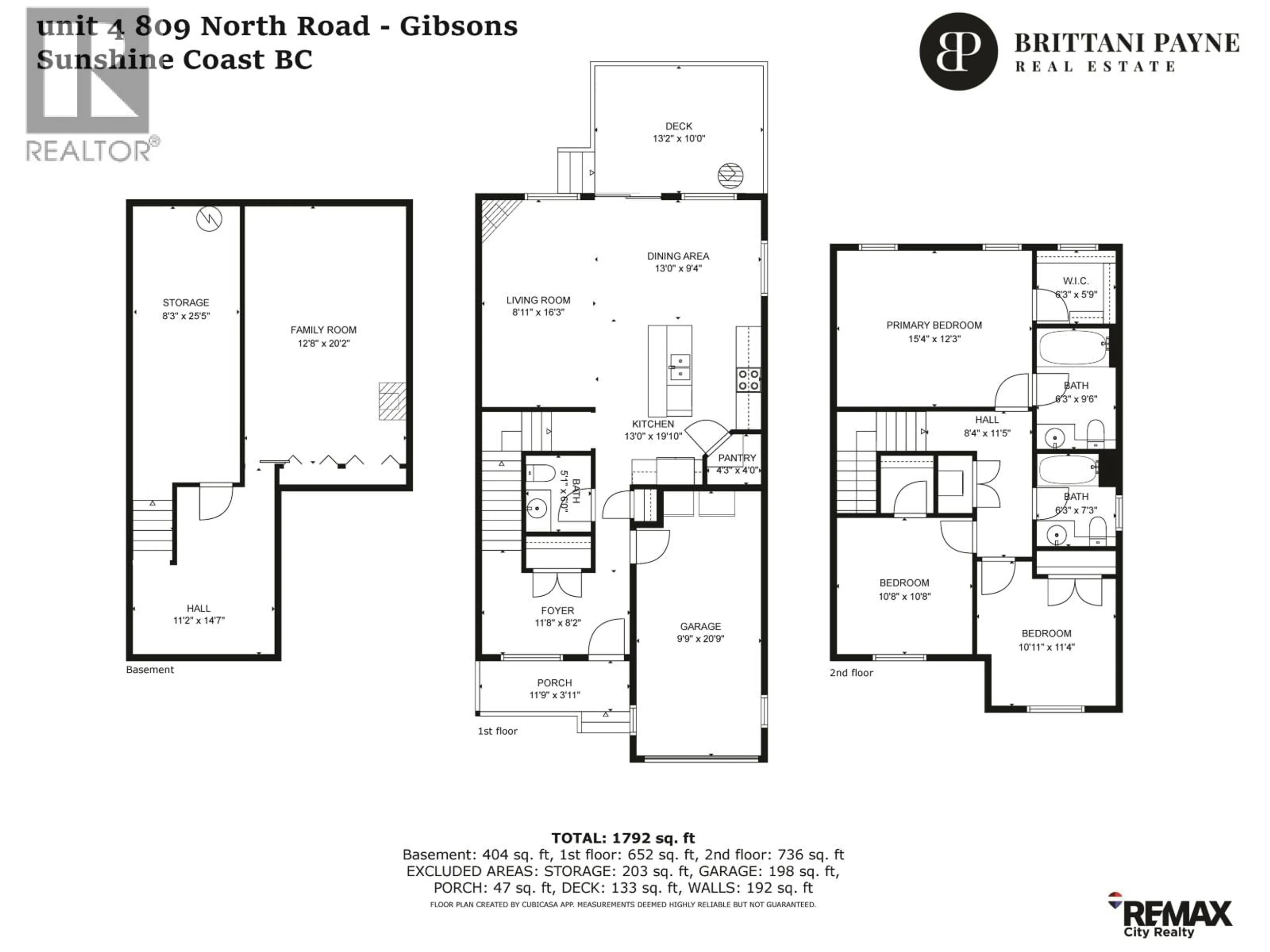 Floor plan for 4 - 809 NORTH ROAD, Gibsons British Columbia V0N1V9