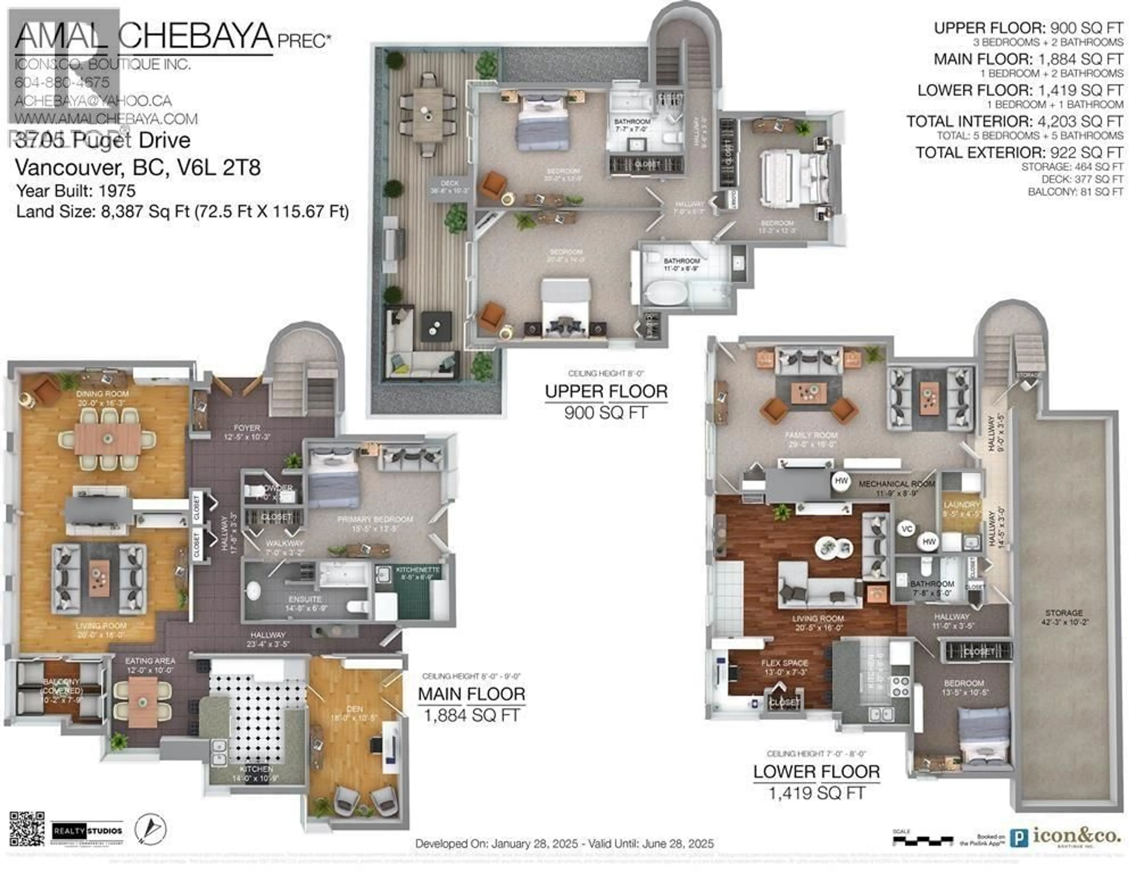 Floor plan for 3705 PUGET DRIVE, Vancouver British Columbia V6L2T8