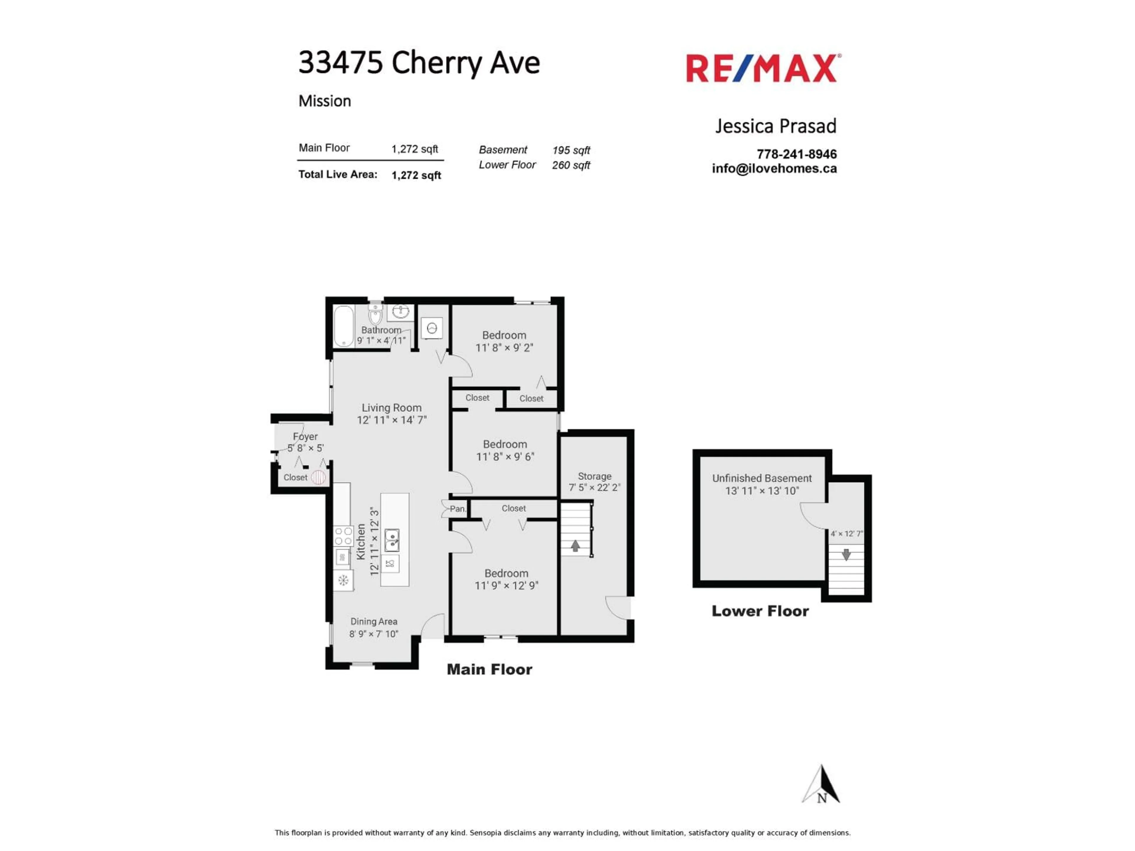 Floor plan for 33475 CHERRY AVENUE, Mission British Columbia V2V2V5