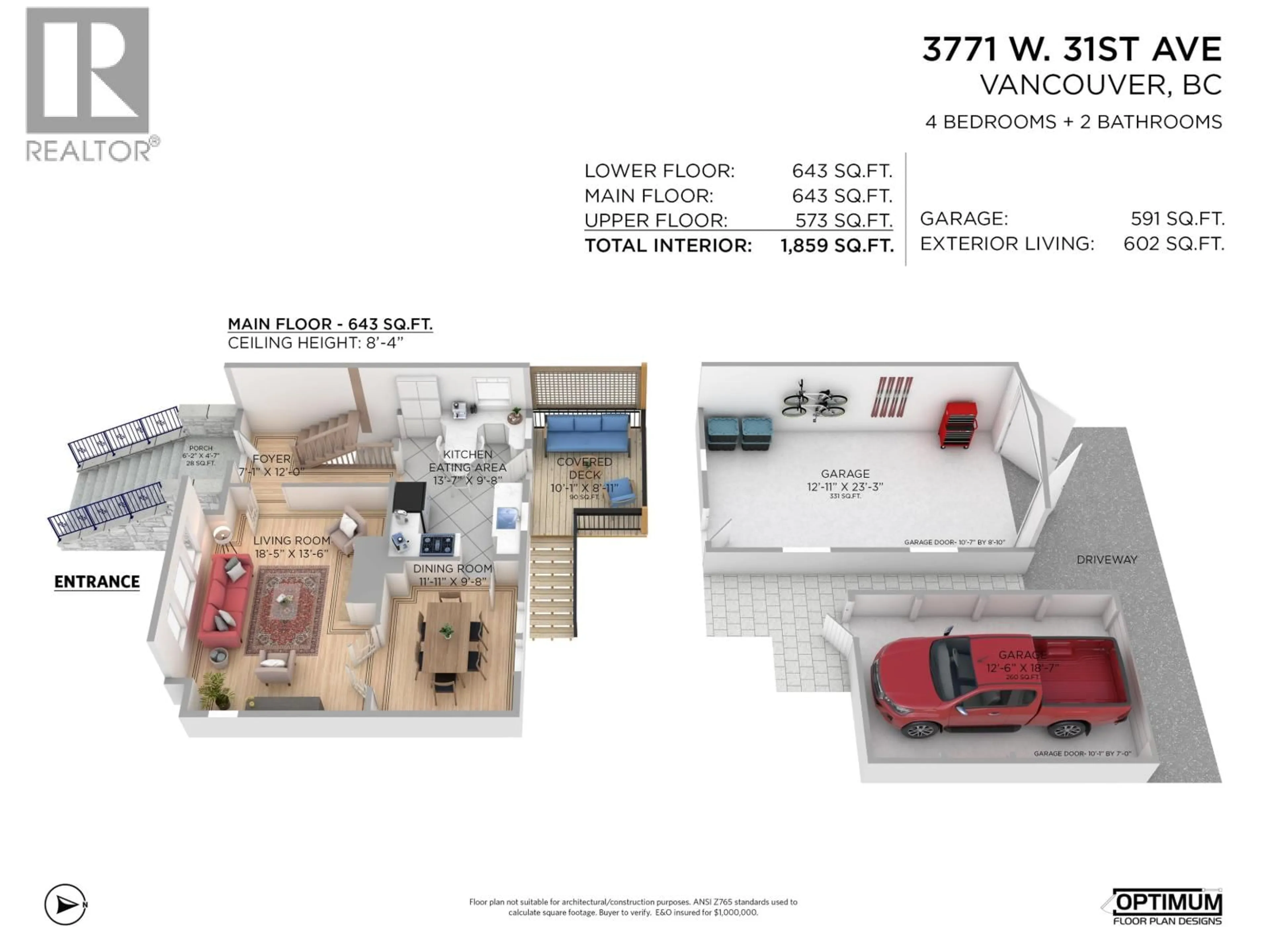 Floor plan for 3771 31ST AVENUE, Vancouver British Columbia V6S1Y1