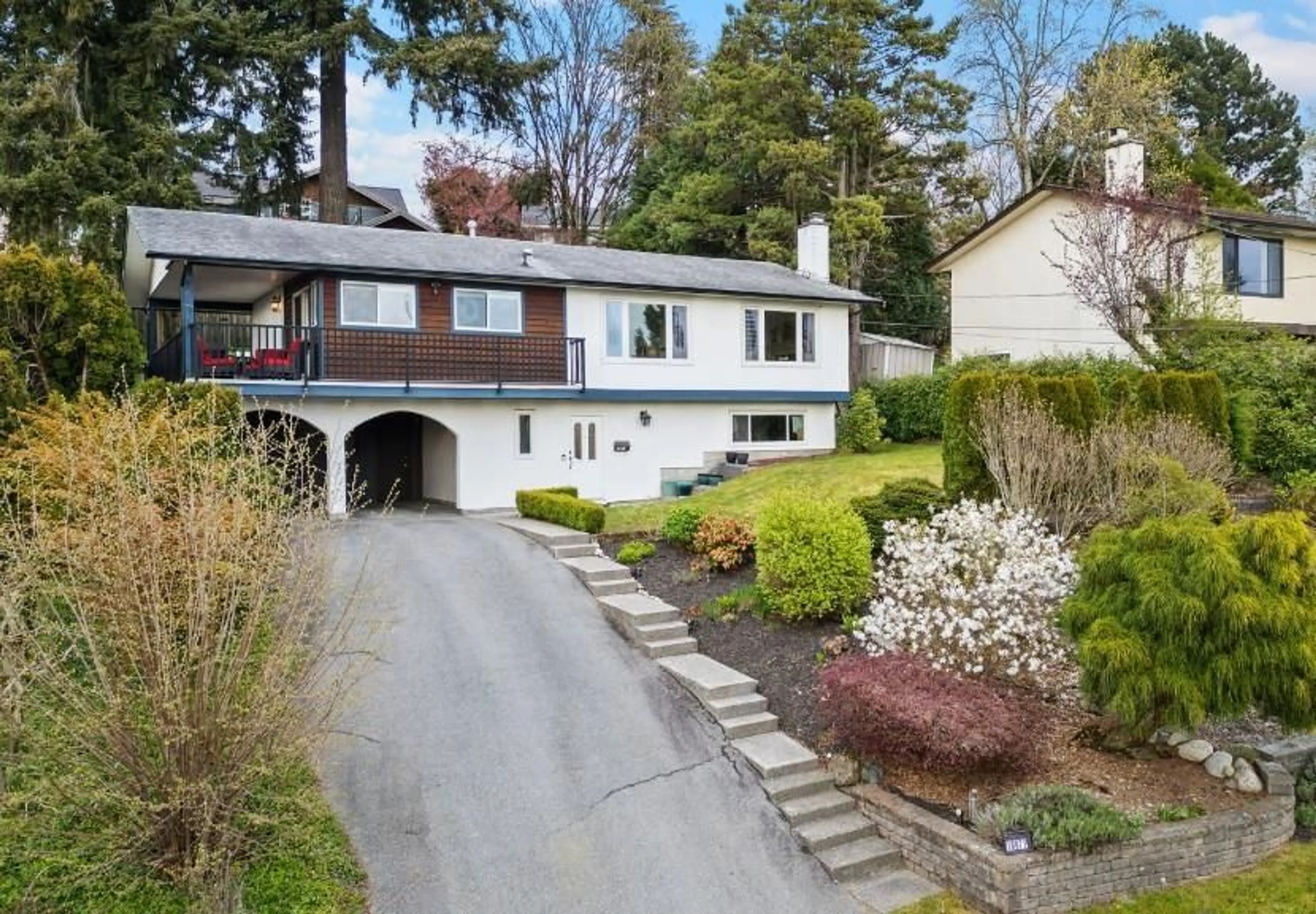 A pic from outside/outdoor area/front of a property/back of a property/a pic from drone, street for 10671 WESTSIDE DRIVE, Delta British Columbia V4C1R5