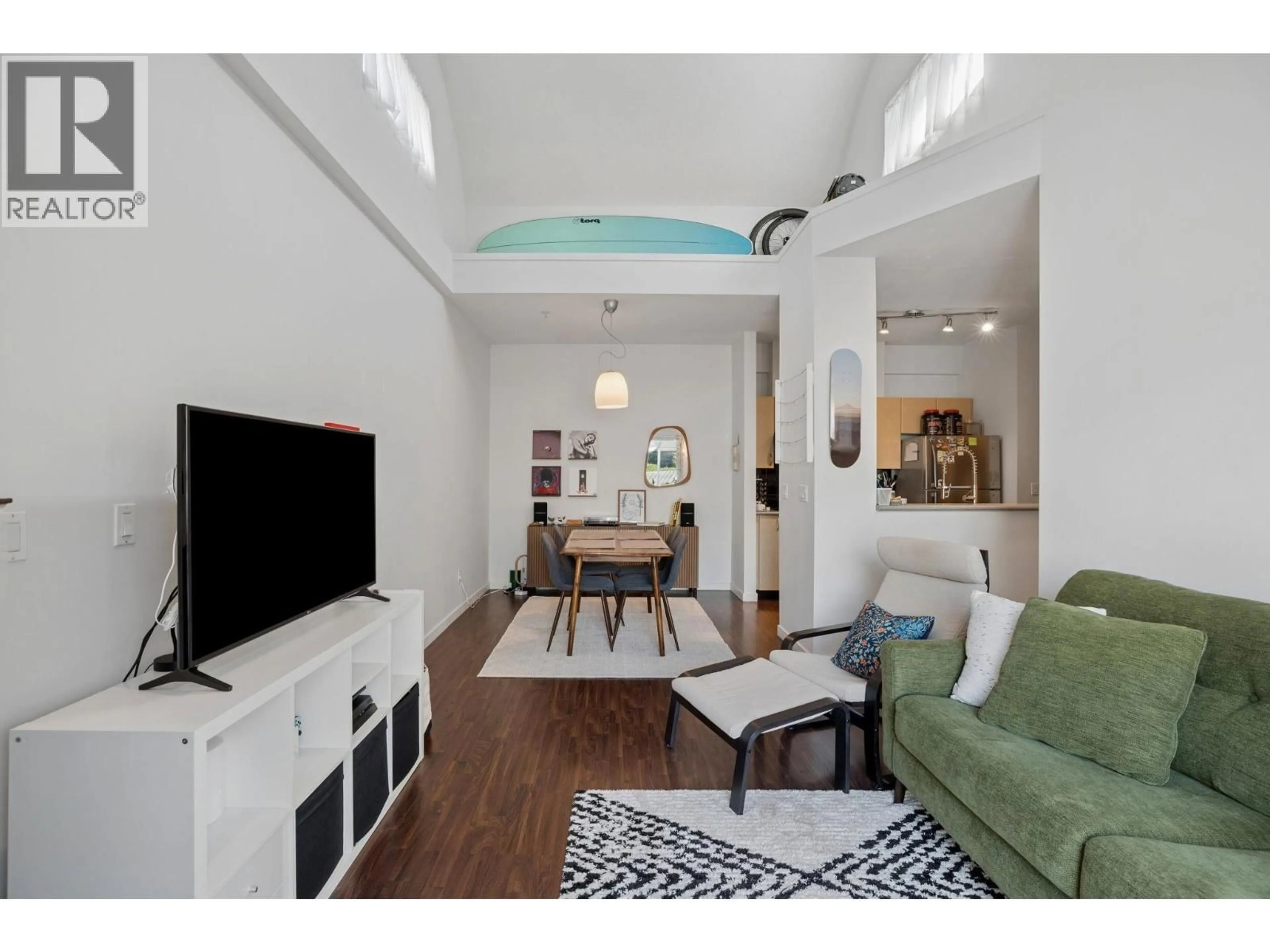 Living room with furniture, unknown for 409 - 3768 HASTINGS STREET, Burnaby British Columbia V5C2H5