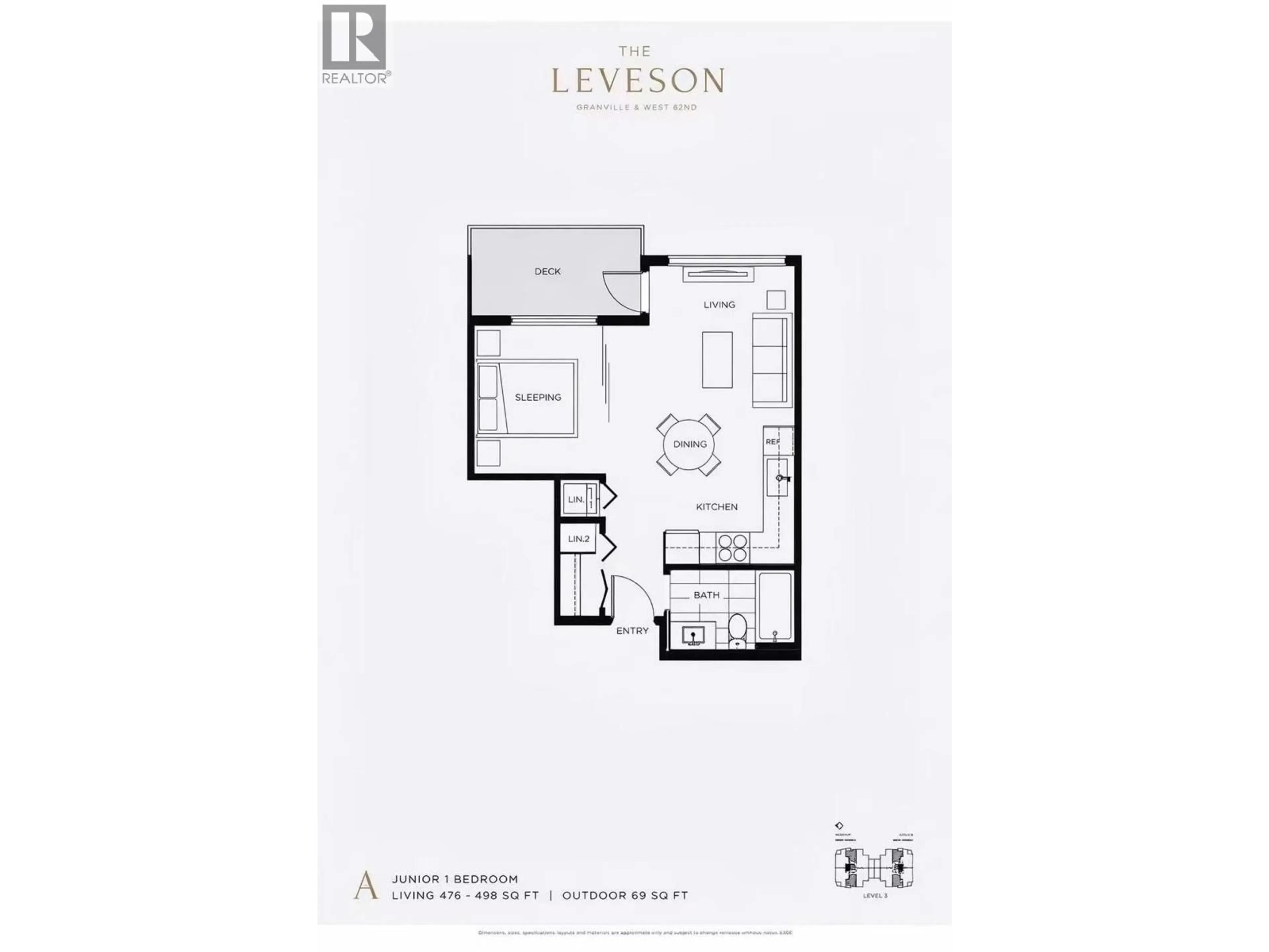 Floor plan for 324 - 7828 GRANVILLE STREET, Vancouver British Columbia V6P4Z2