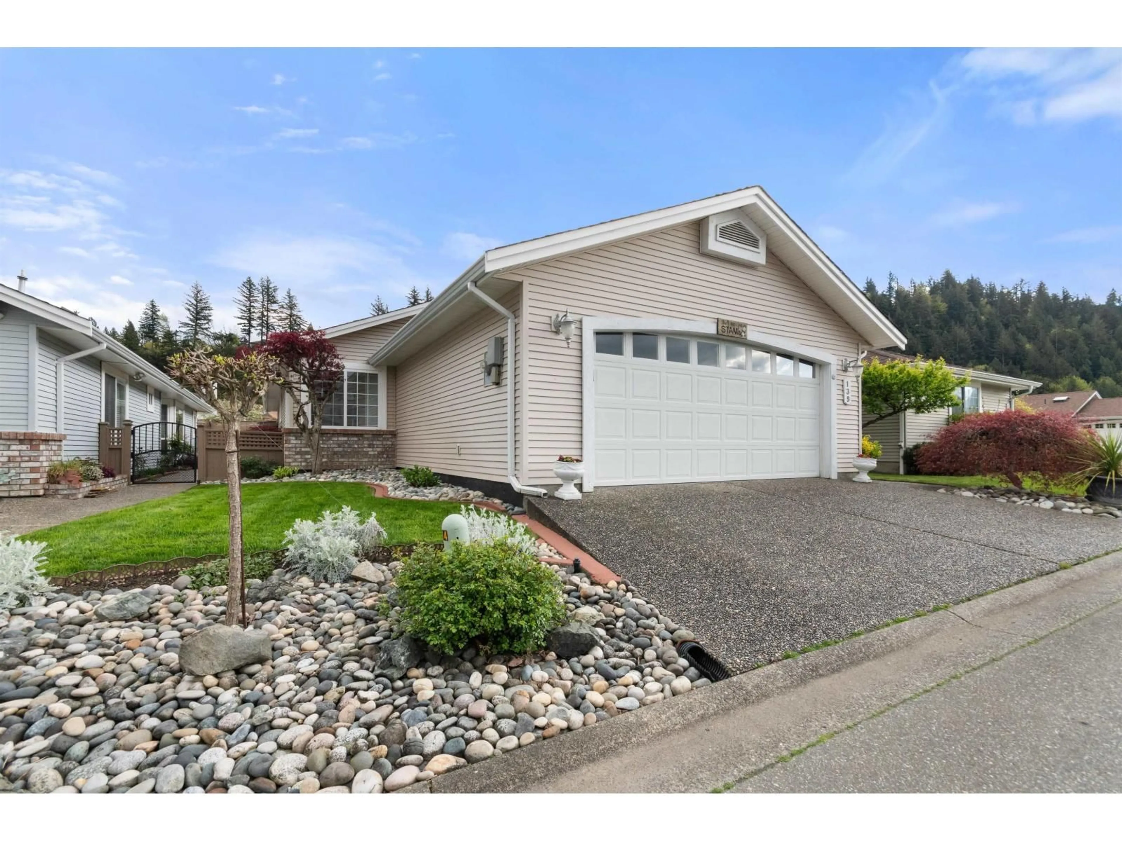 Home with vinyl exterior material, street for 139 - 6001 PROMONTORY ROAD, Chilliwack British Columbia V2R3E3